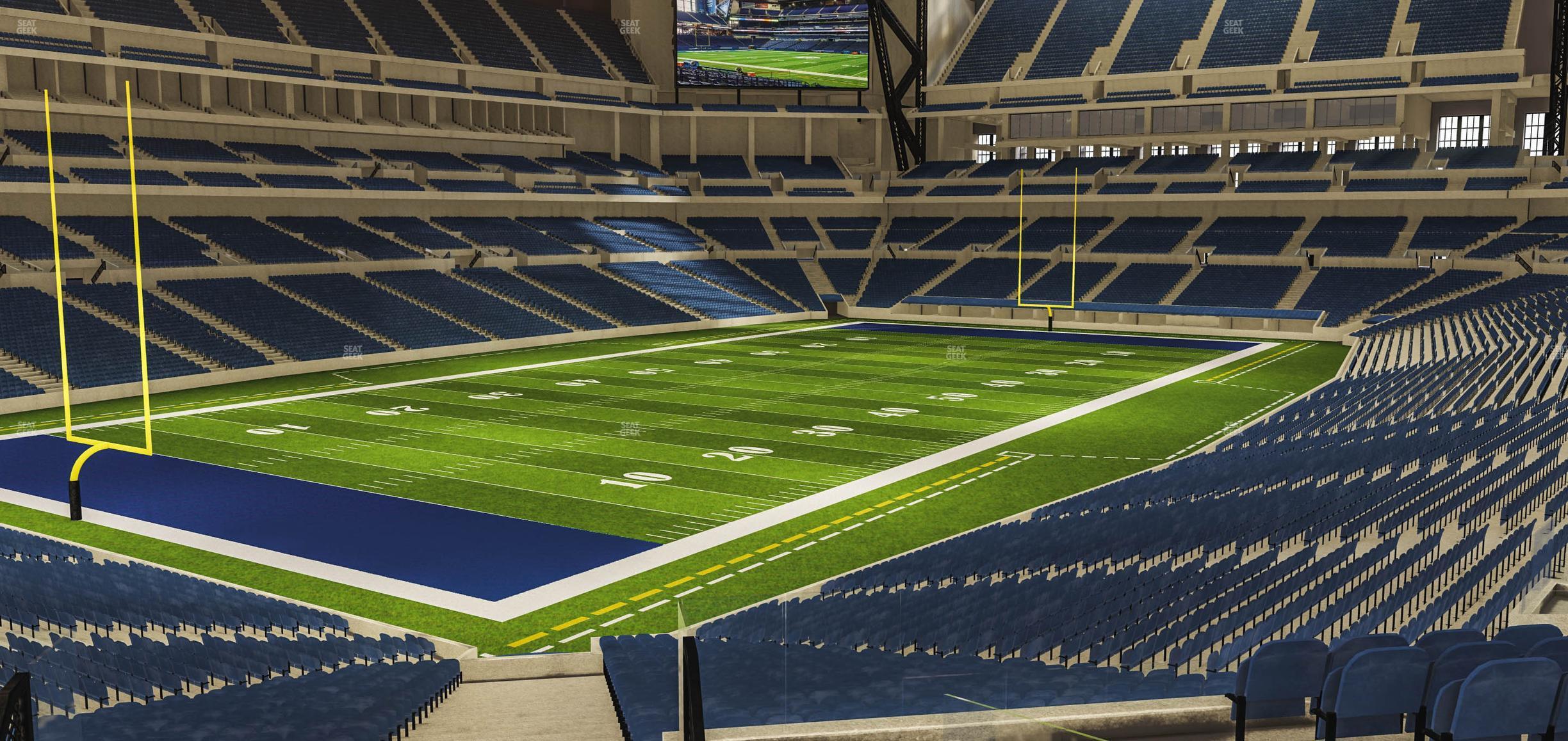 Seating view for Lucas Oil Stadium Section 248