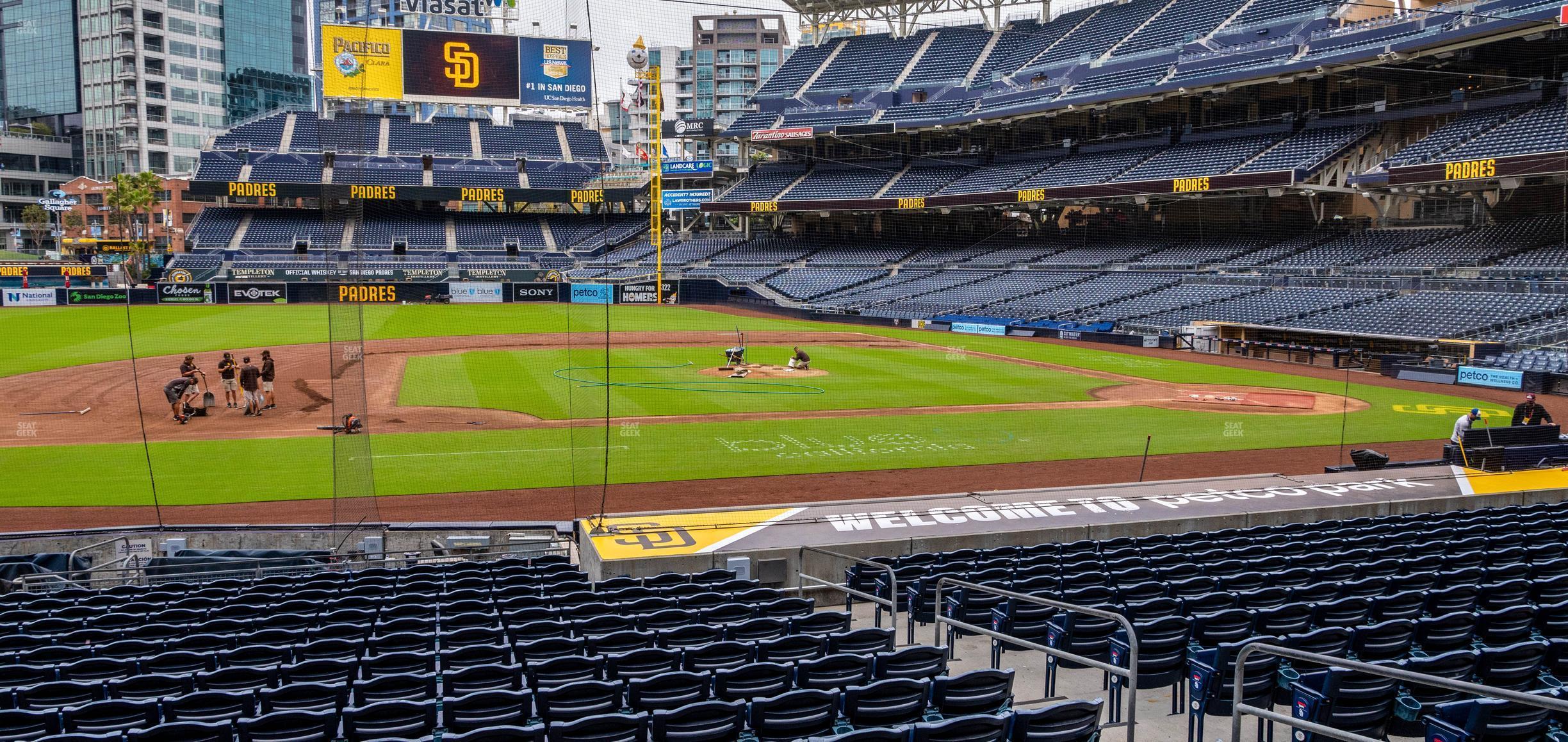 Seating view for Petco Park Section 110