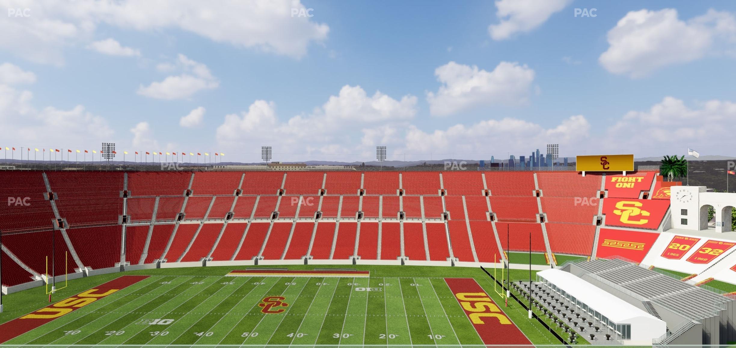 Seating view for Los Angeles Memorial Coliseum Section Suite 506