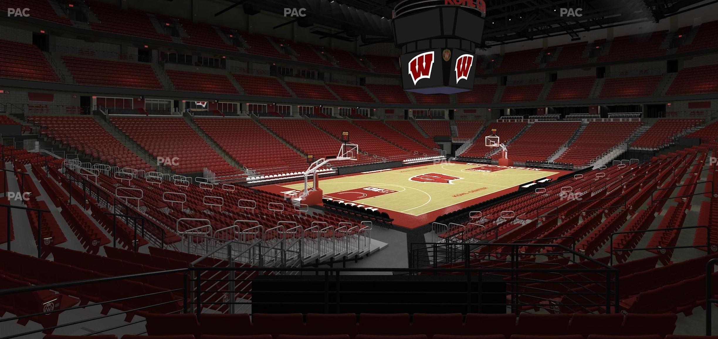 Seating view for Kohl Center Section 112