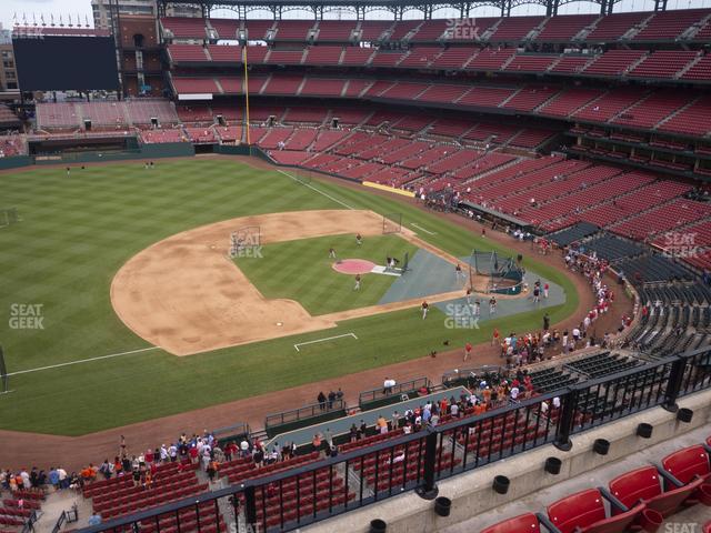 Seating view for Busch Stadium Section Third Base Pavilion 358