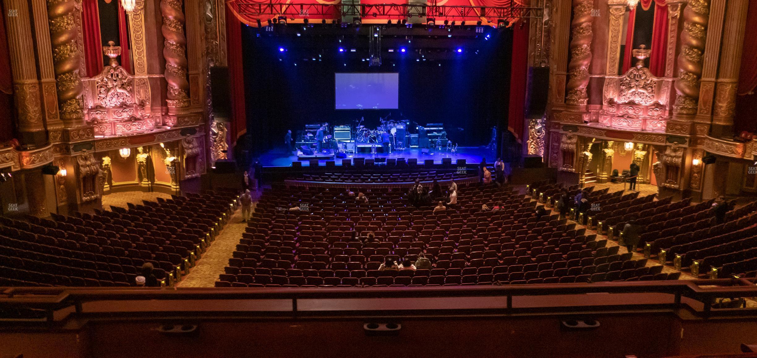 Seating view for Kings Theatre - Brooklyn Section Mezzanine 12