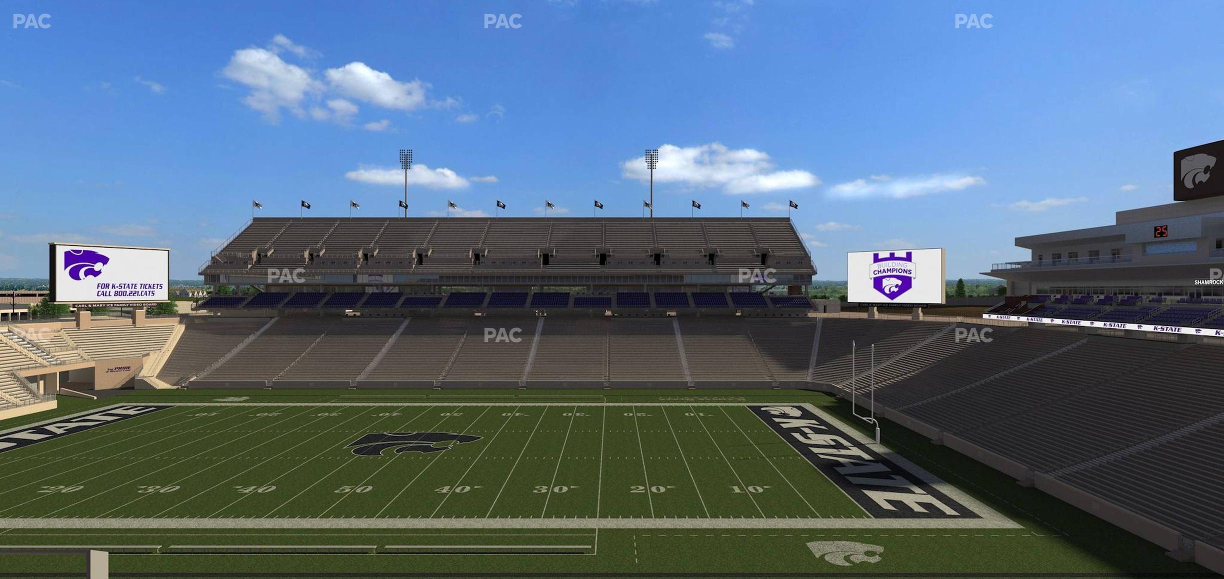 Seating view for Bill Snyder Family Stadium Section 209