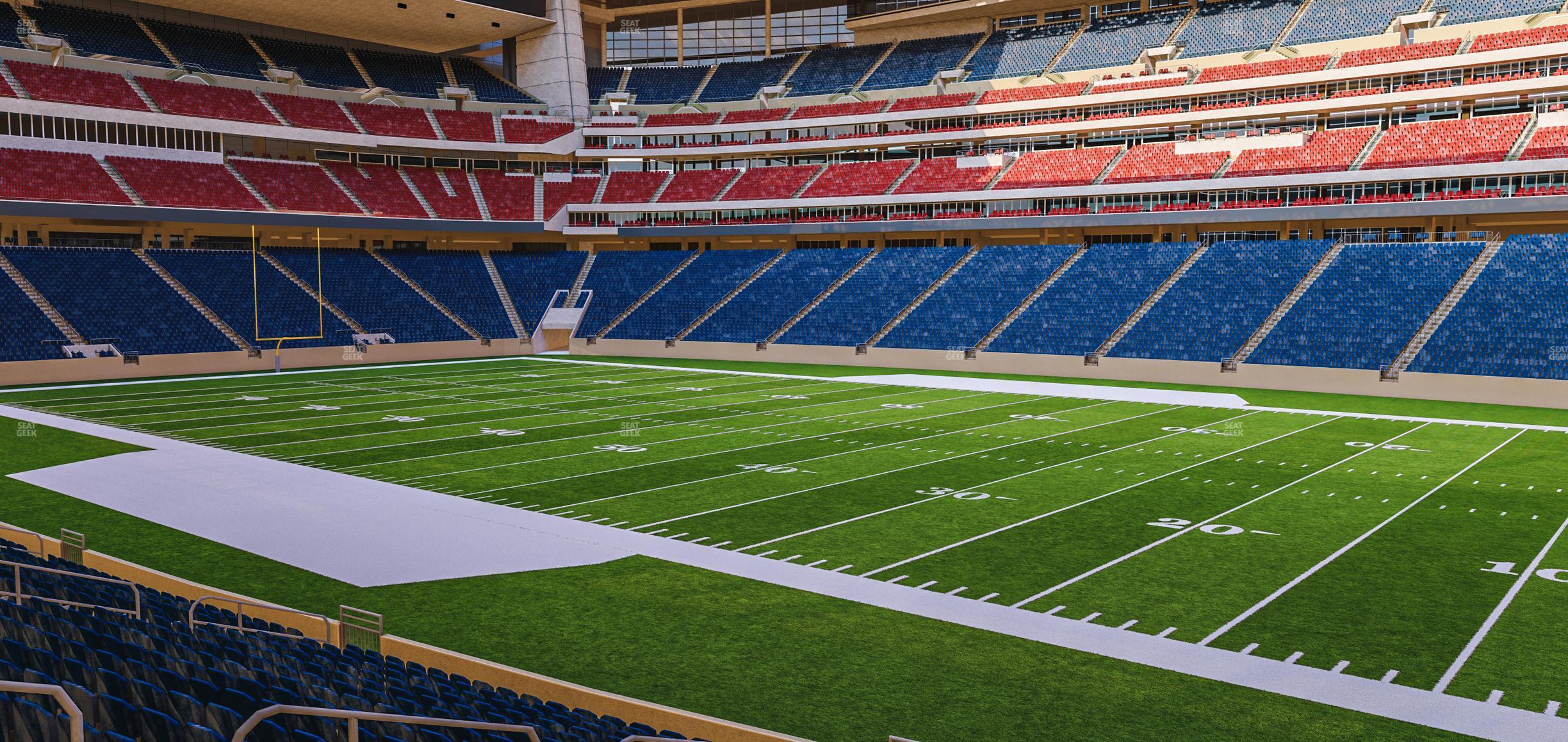 Seating view for NRG Stadium Section 123