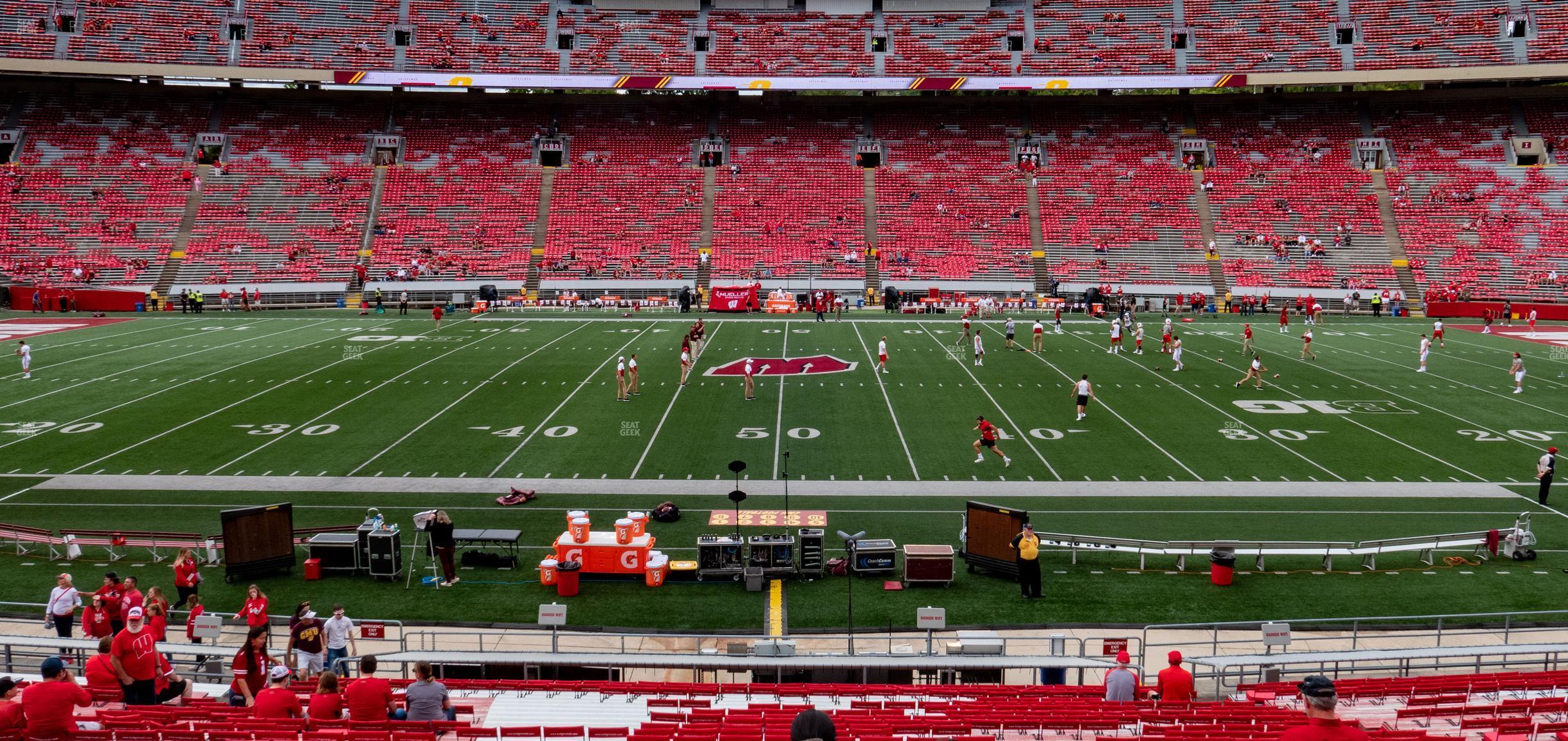 Seating view for Camp Randall Stadium Section T