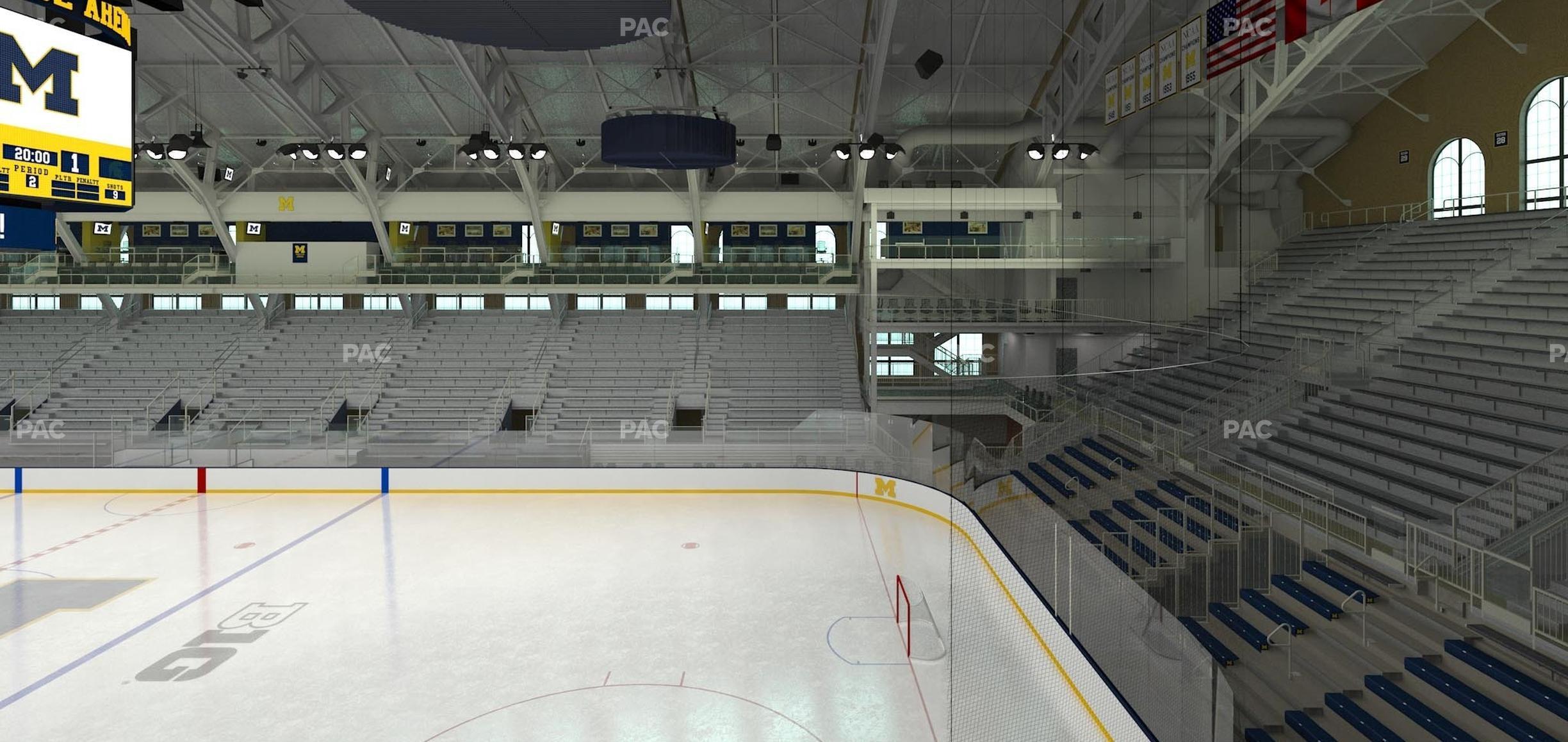 Seating view for Yost Arena Section 212