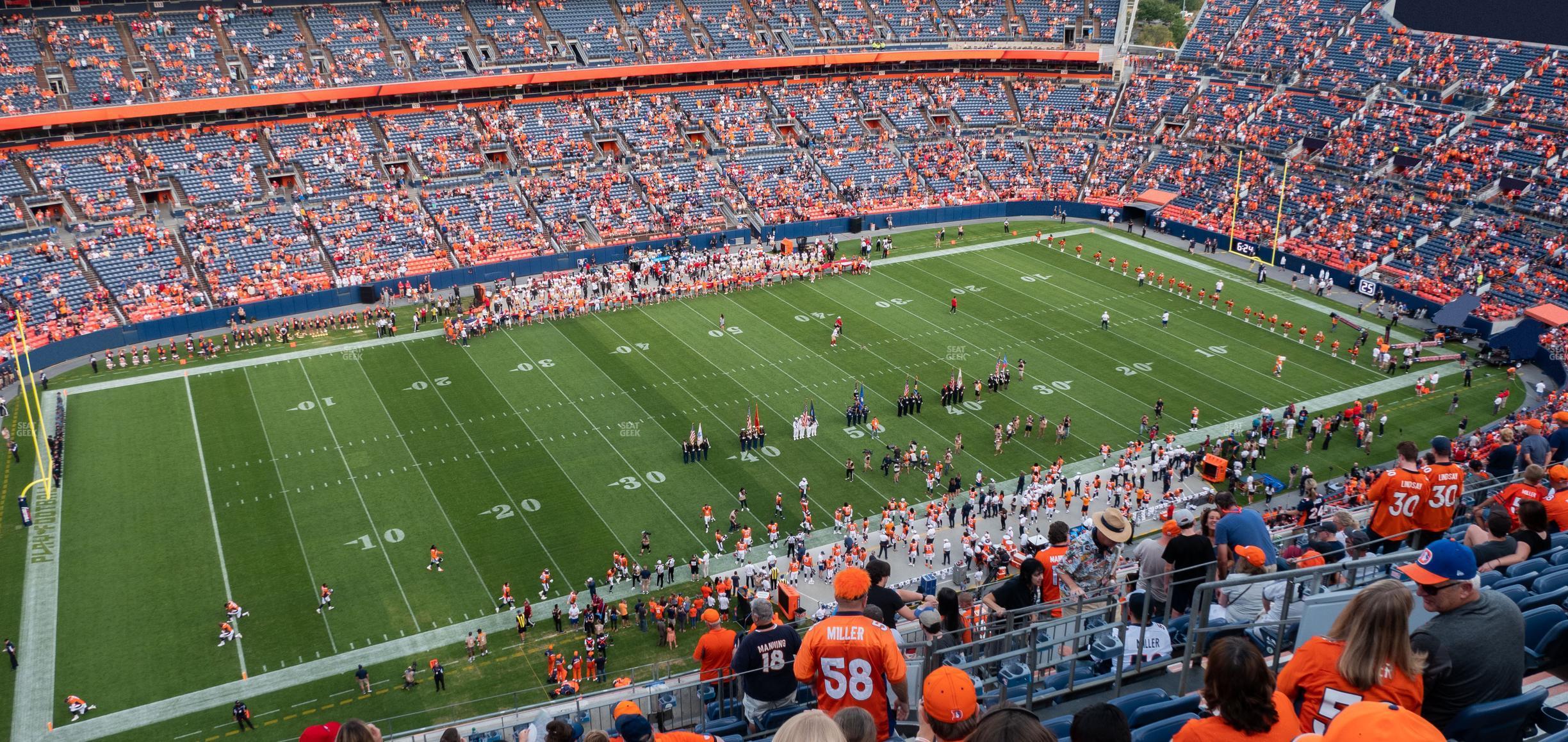 Seating view for Empower Field at Mile High Section 512