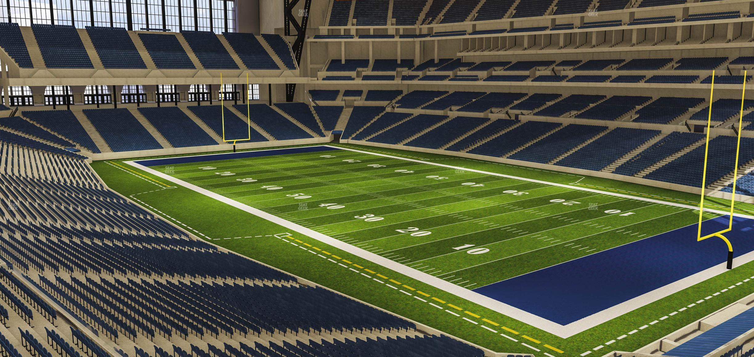 Seating view for Lucas Oil Stadium Section 333