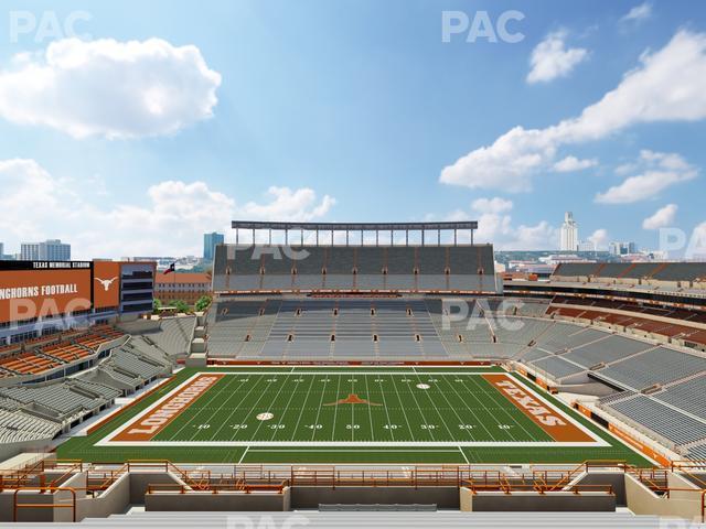 Seating view for Darrell K Royal - Texas Memorial Stadium Section 128