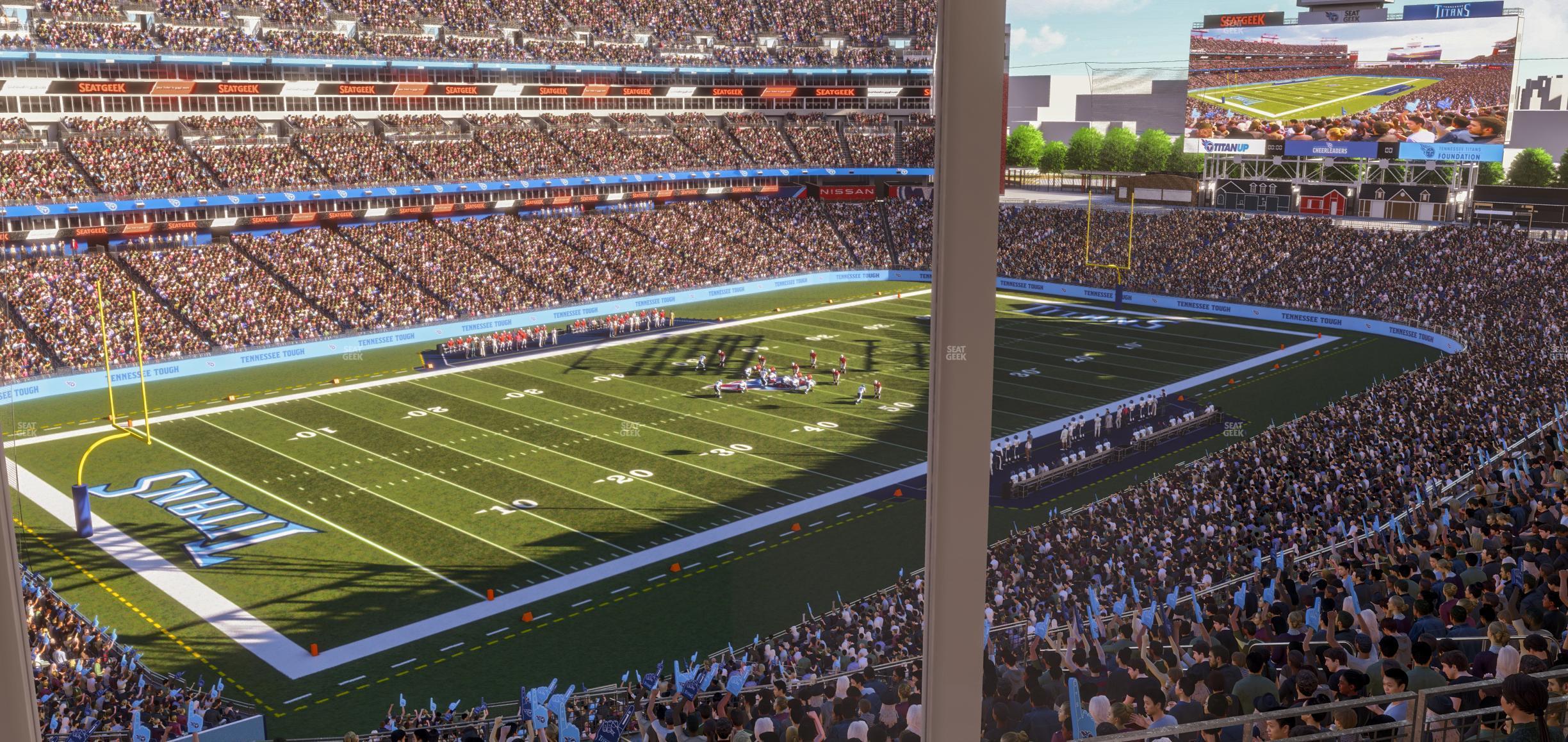 Seating view for Nissan Stadium Section Suite 586 W A