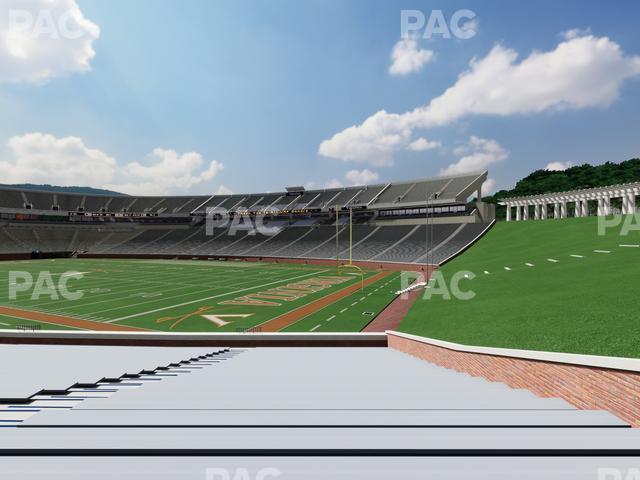 Seating view for Scott Stadium Section 101