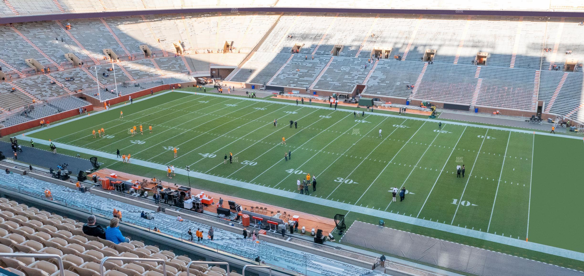 Seating view for Neyland Stadium Section Terrace 1