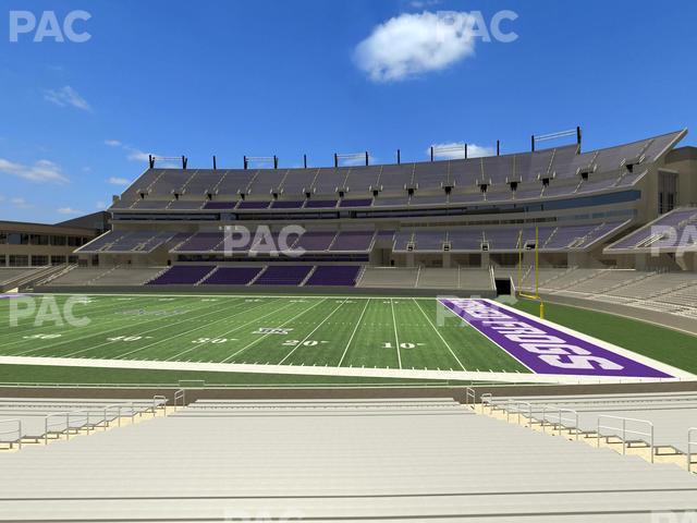 Seating view for Amon G Carter Stadium Section 122