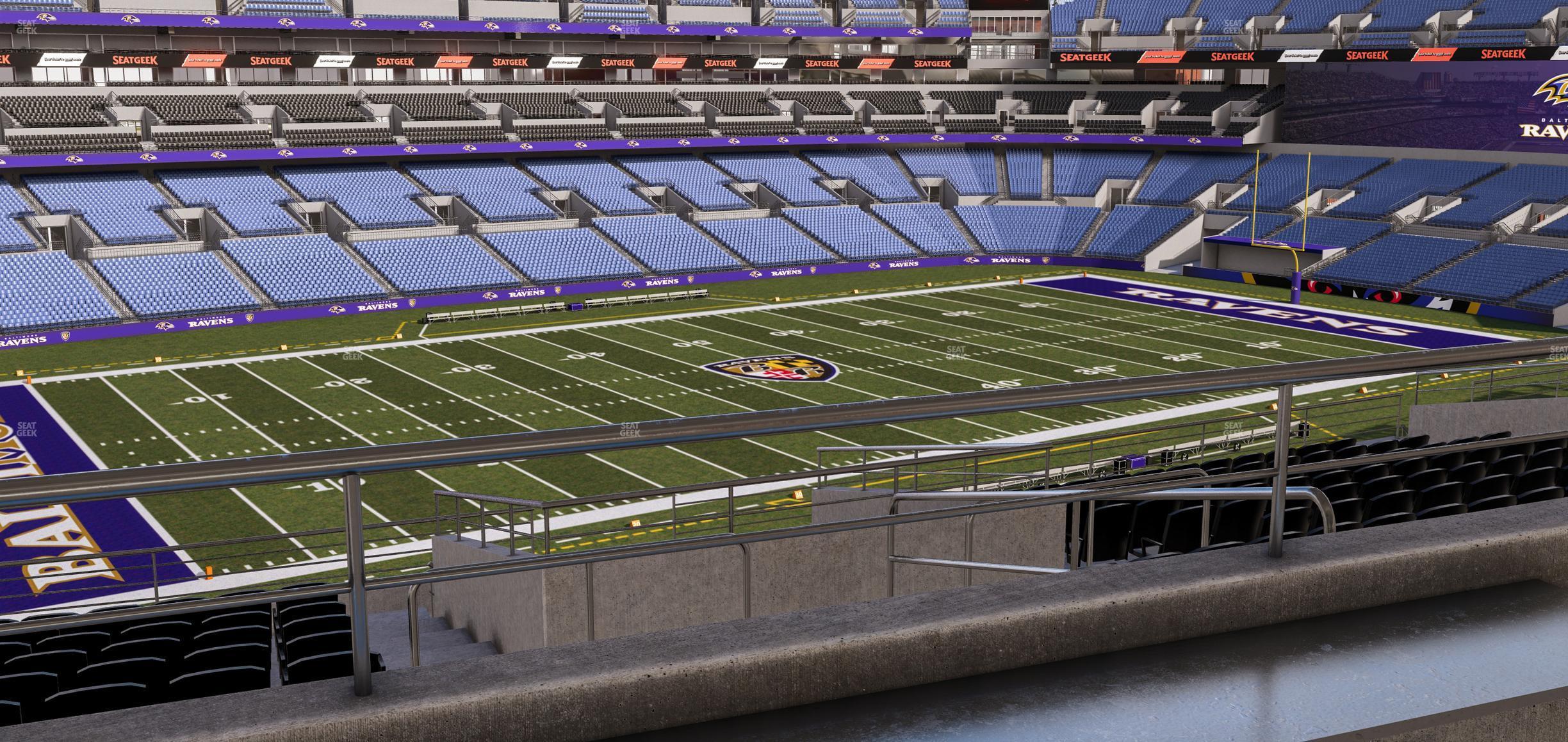 Seating view for M&T Bank Stadium Section Suite 365