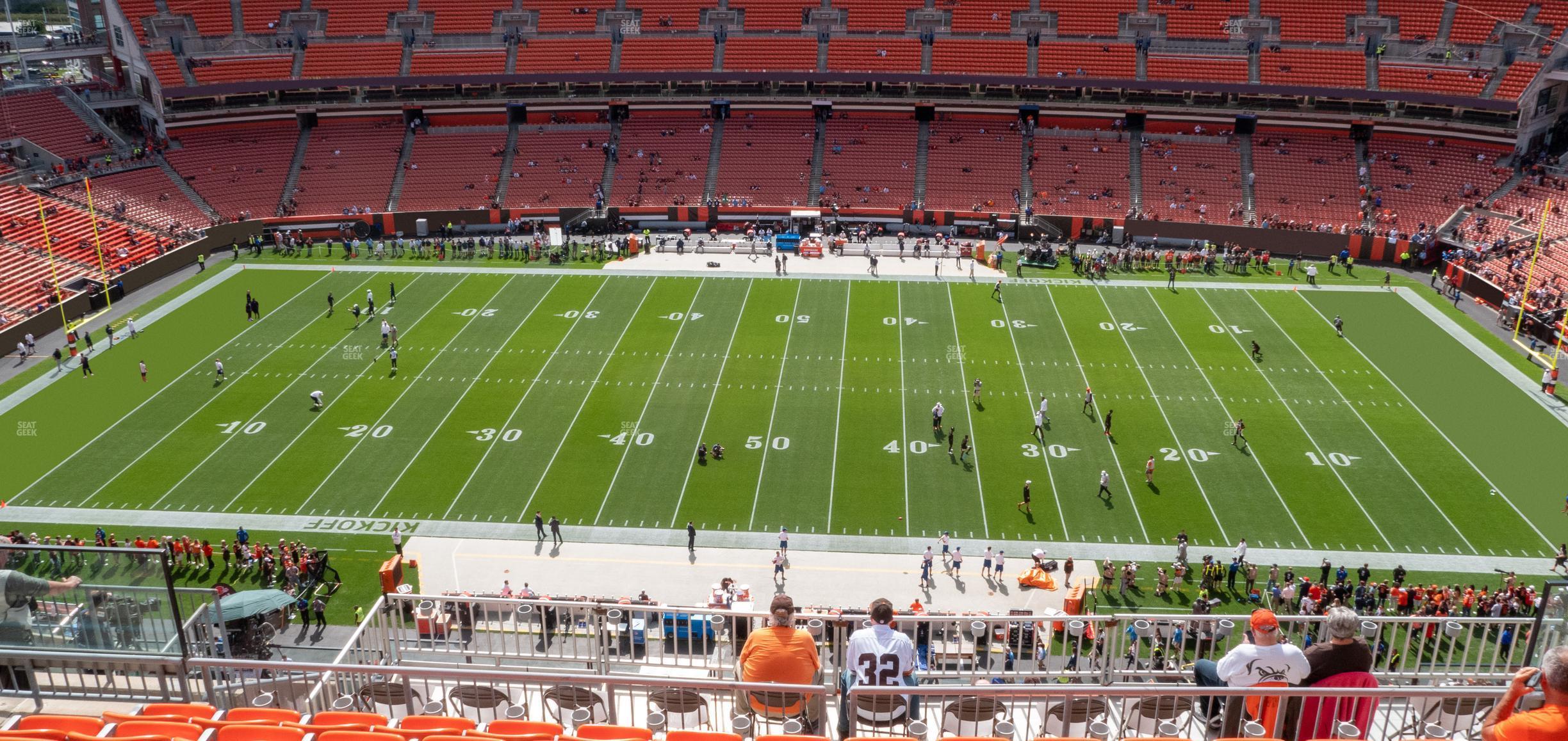 Seating view for Huntington Bank Field Section 534