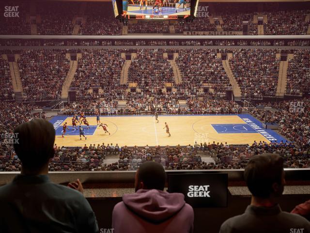 Seating view for Madison Square Garden Section Lexus Level Suite 46