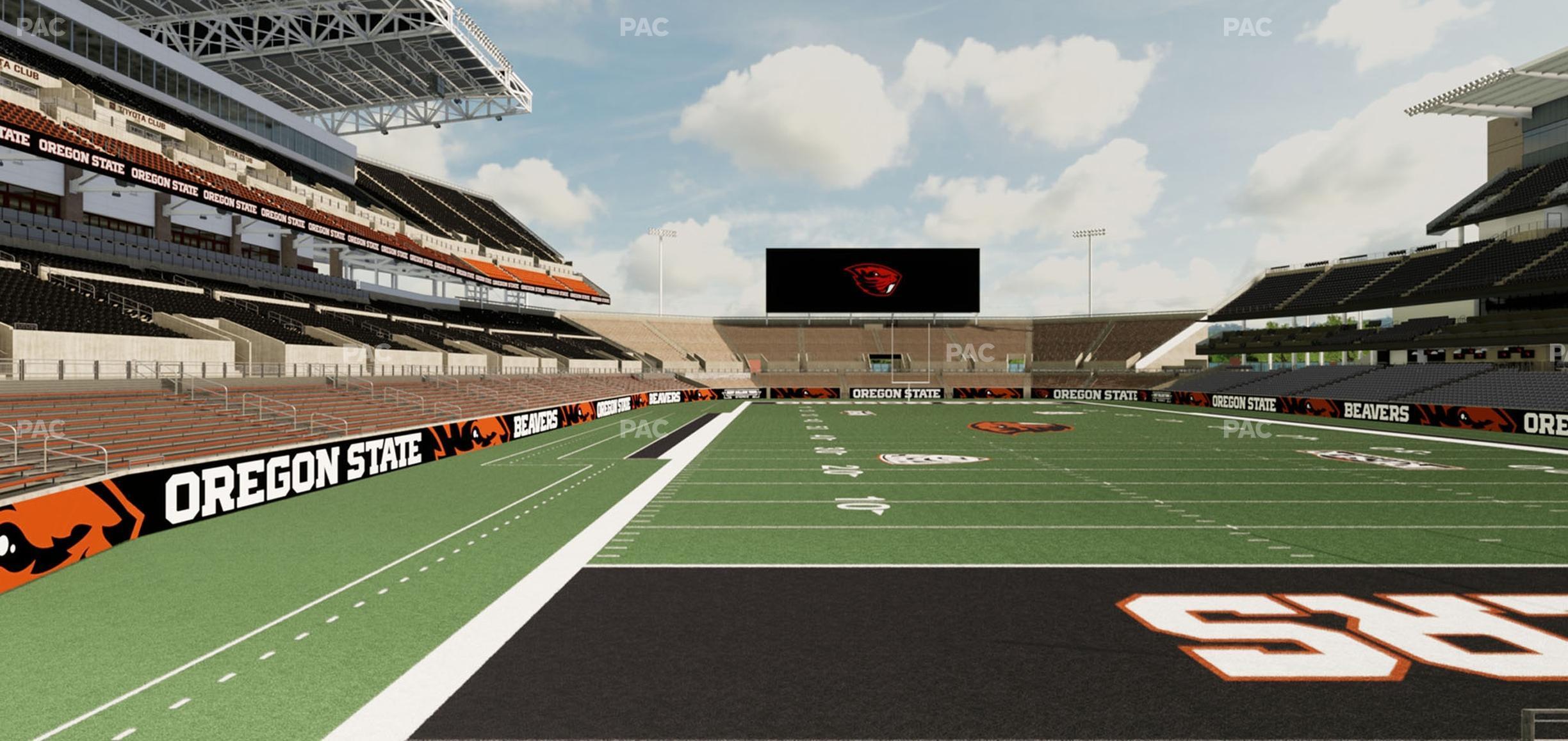 Seating view for Reser Stadium Section 140