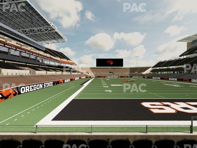 Seating view for Reser Stadium Section 140