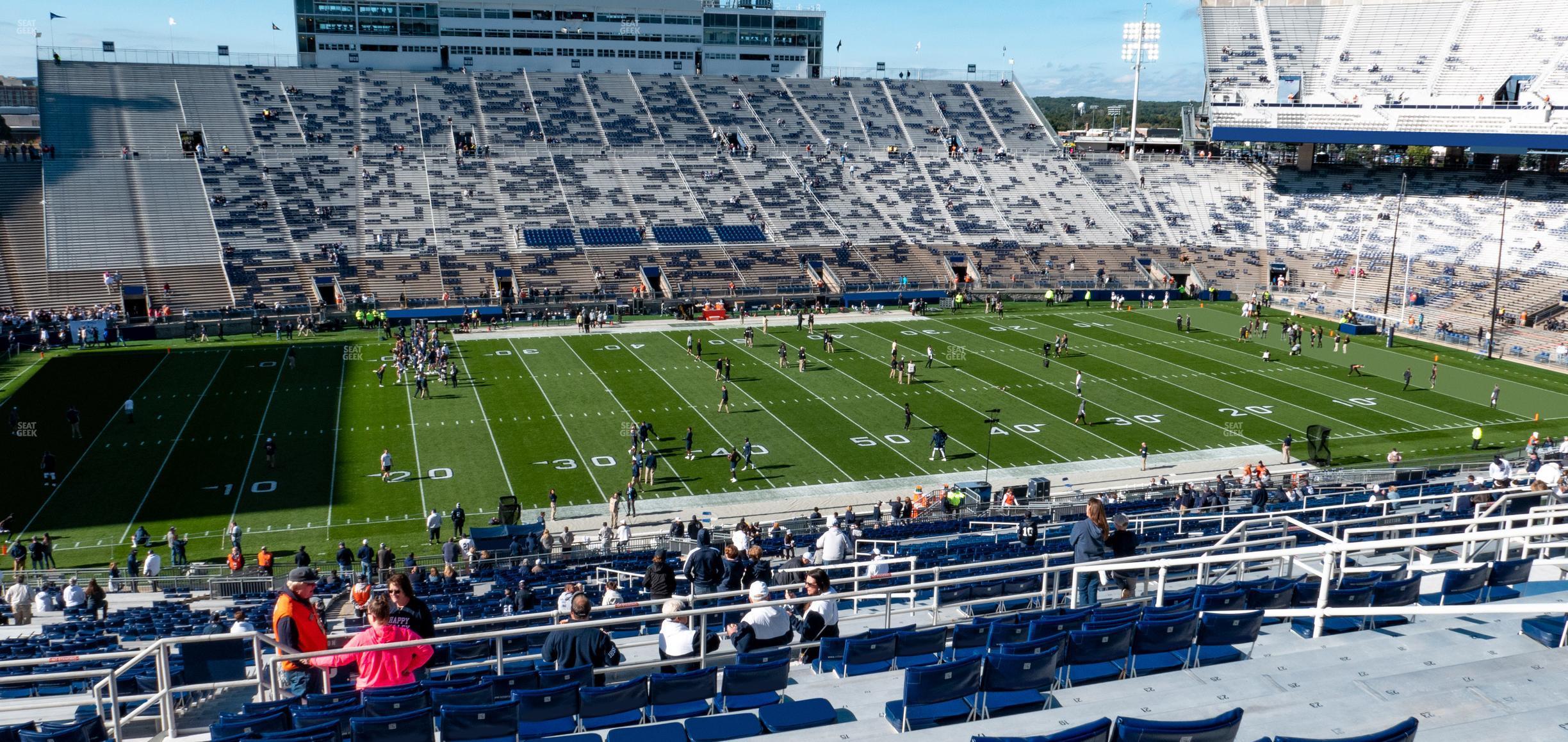 Seating view for Beaver Stadium Section East D Upper