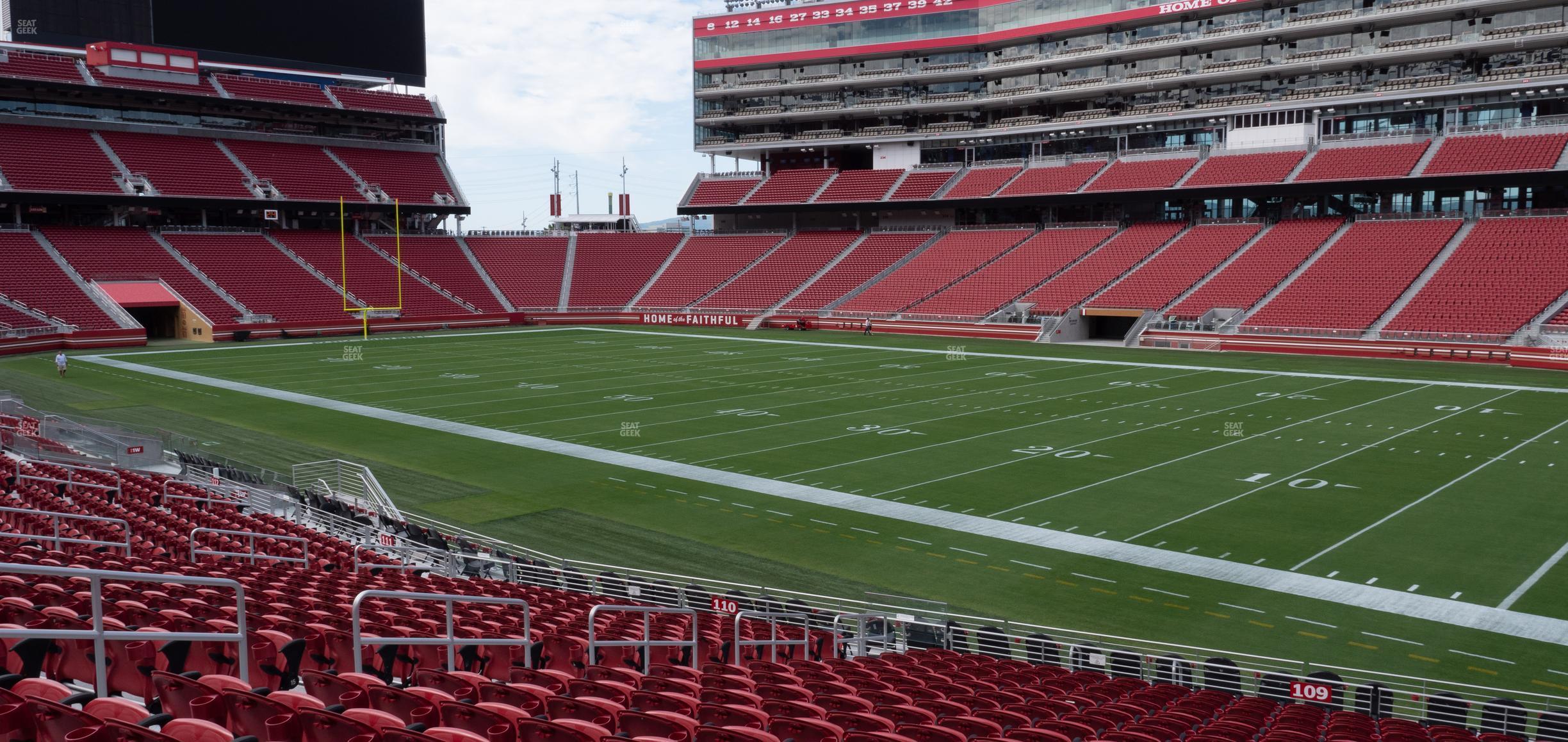 Seating view for Levi's Stadium Section 109