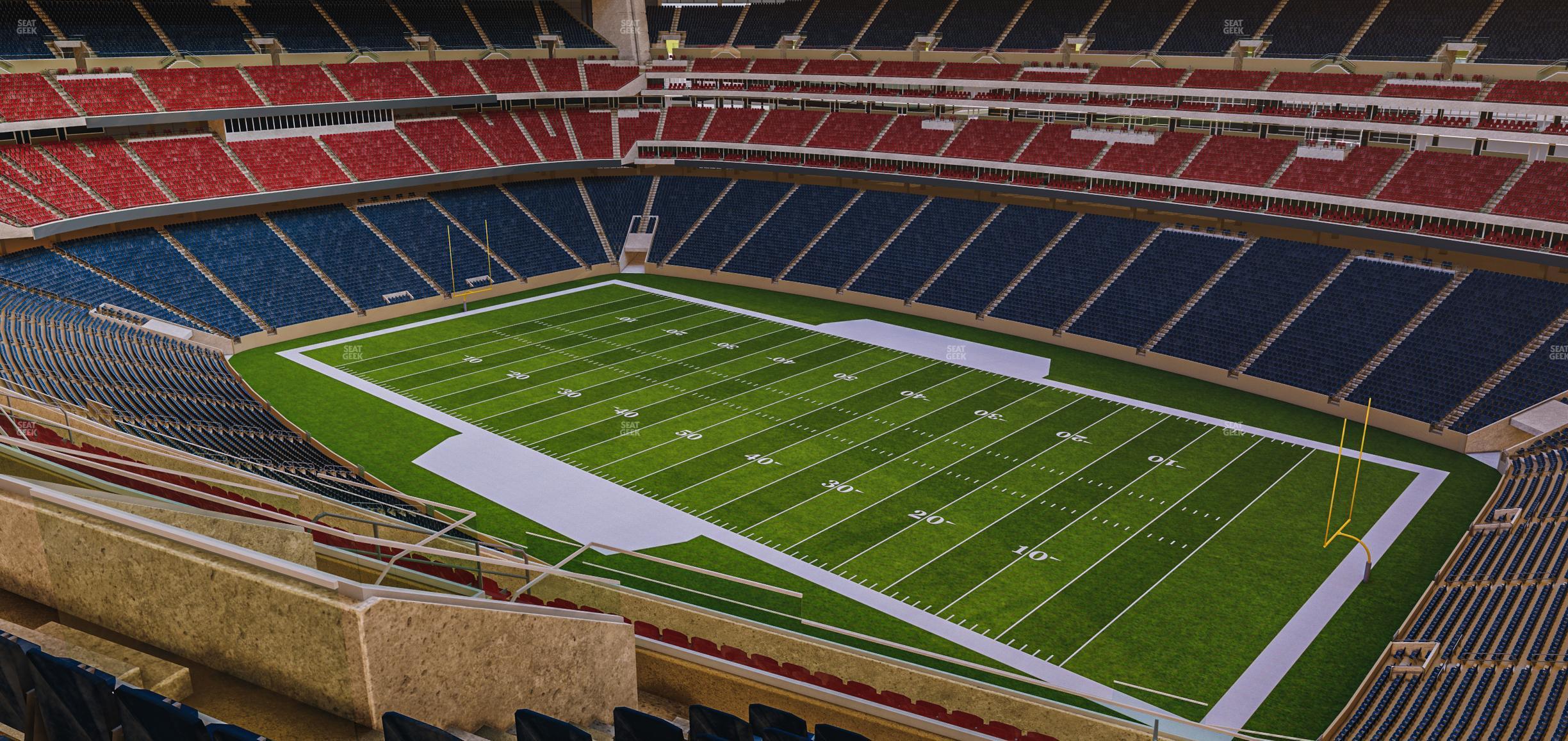 Seating view for NRG Stadium Section 603