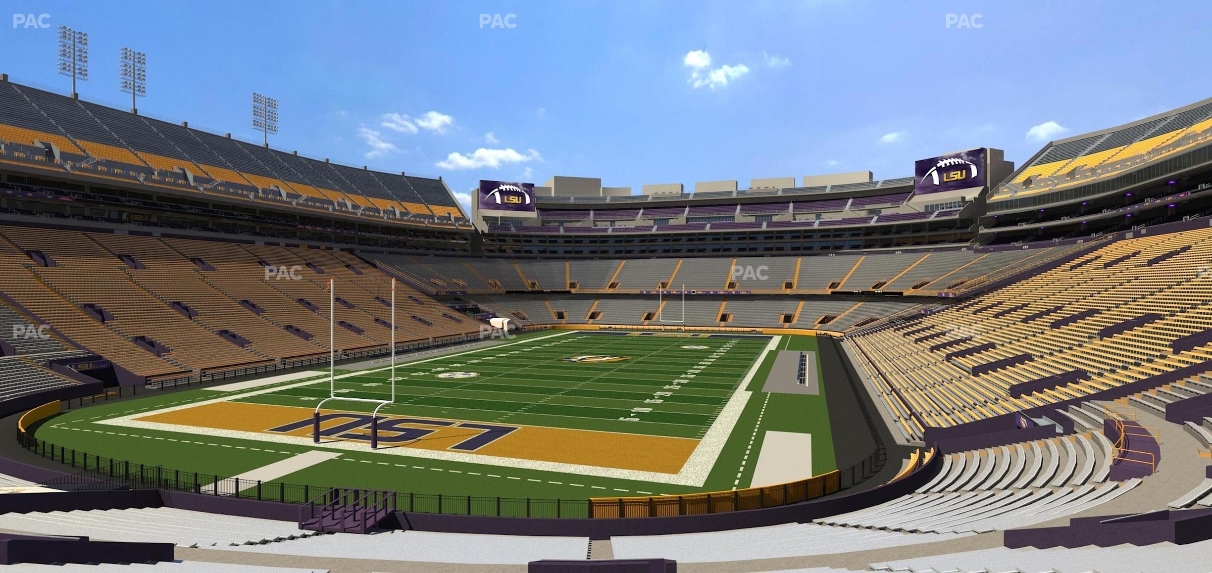 Seating view for Tiger Stadium Section 218