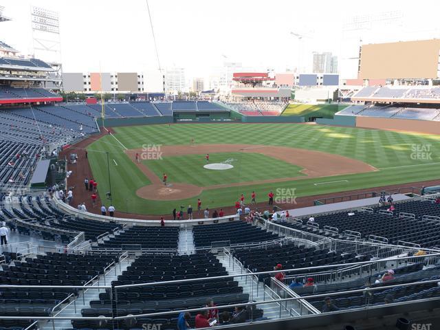 Seating view for Nationals Park Section Fis Champions Club 216