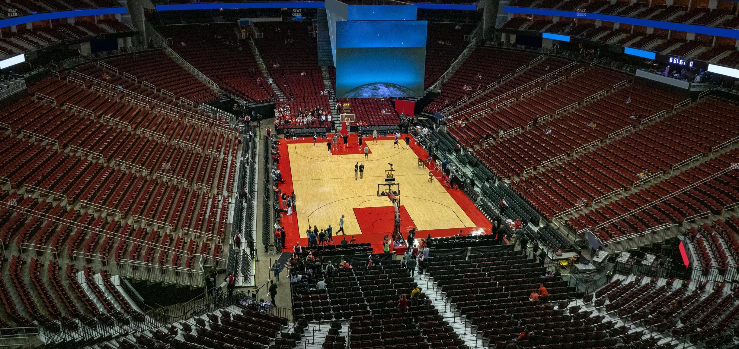 Seating view for Toyota Center Section 402