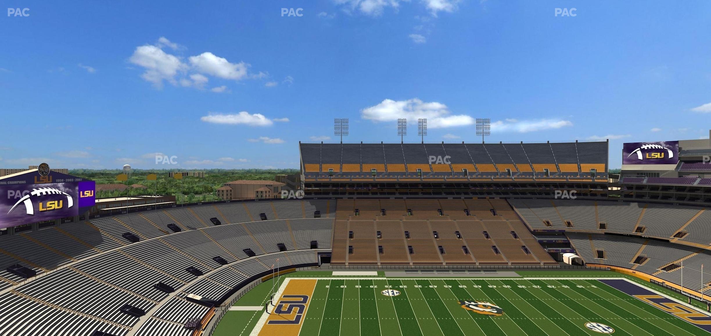 Seating view for Tiger Stadium Section 518