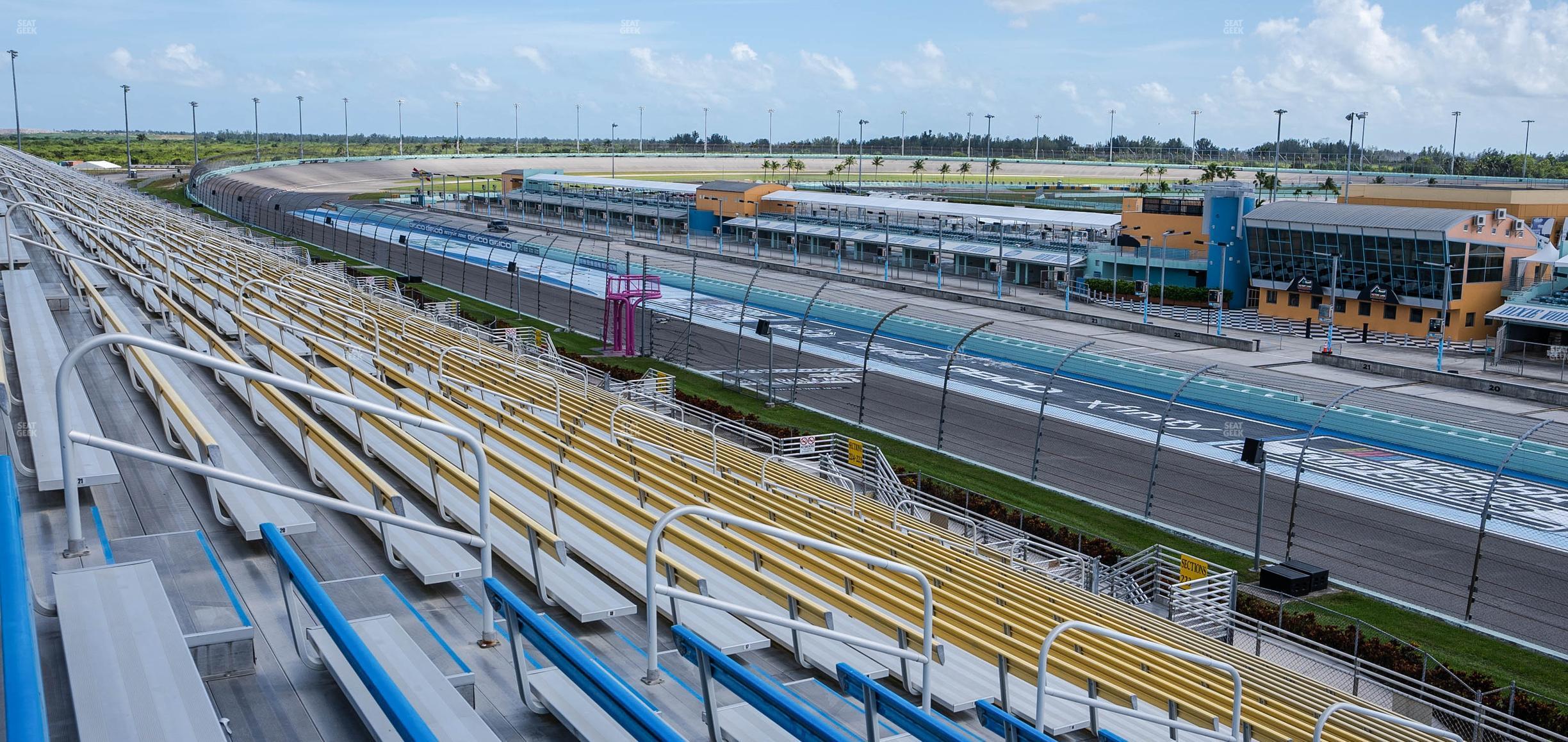 Seating view for Homestead-Miami Speedway Section 221