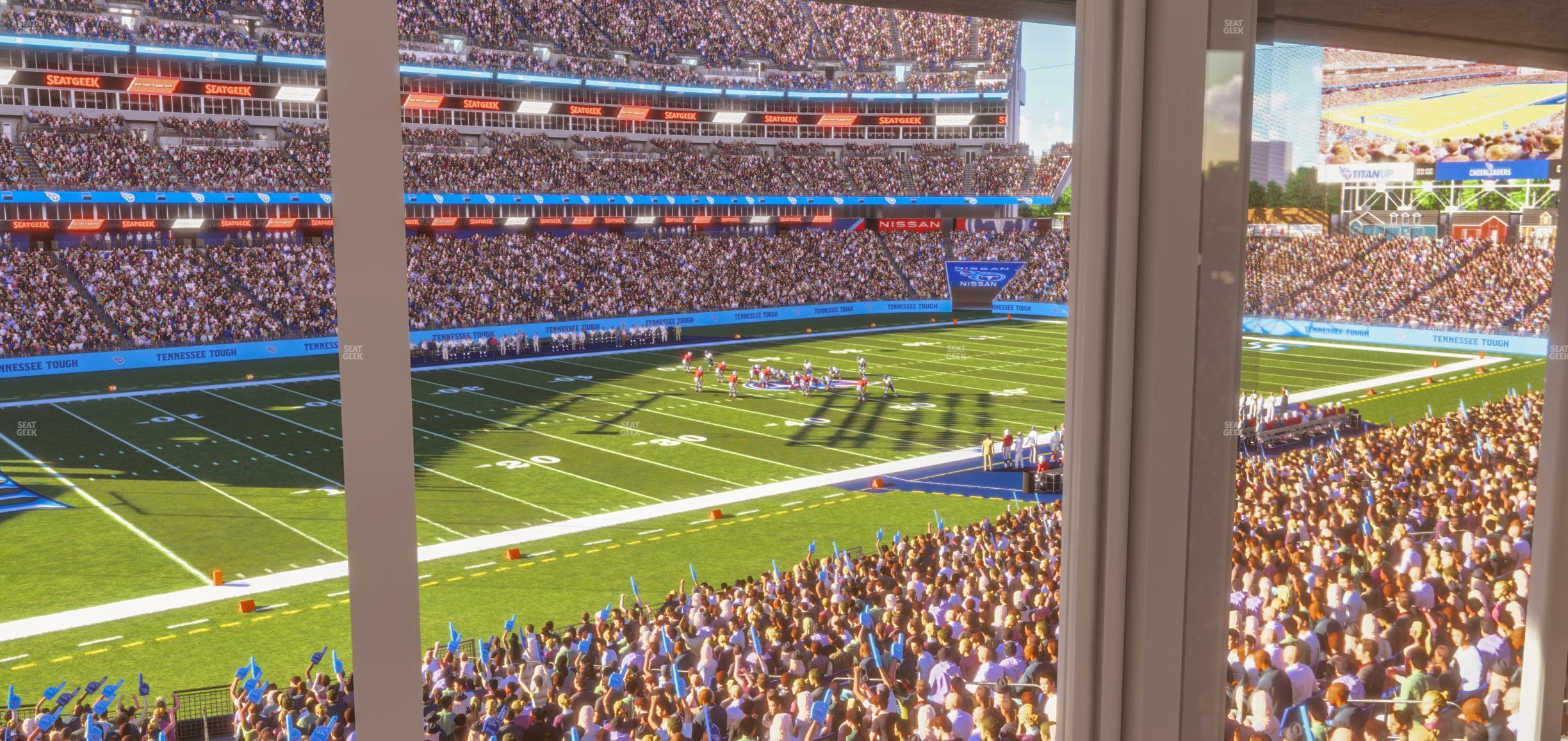 Seating view for Nissan Stadium Section Suite 22 E