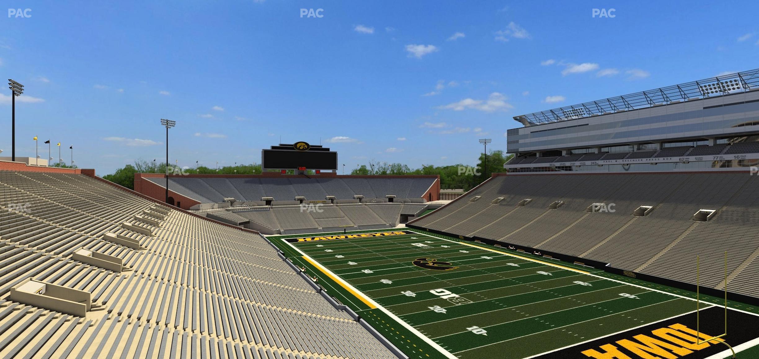 Seating view for Kinnick Stadium Section 340