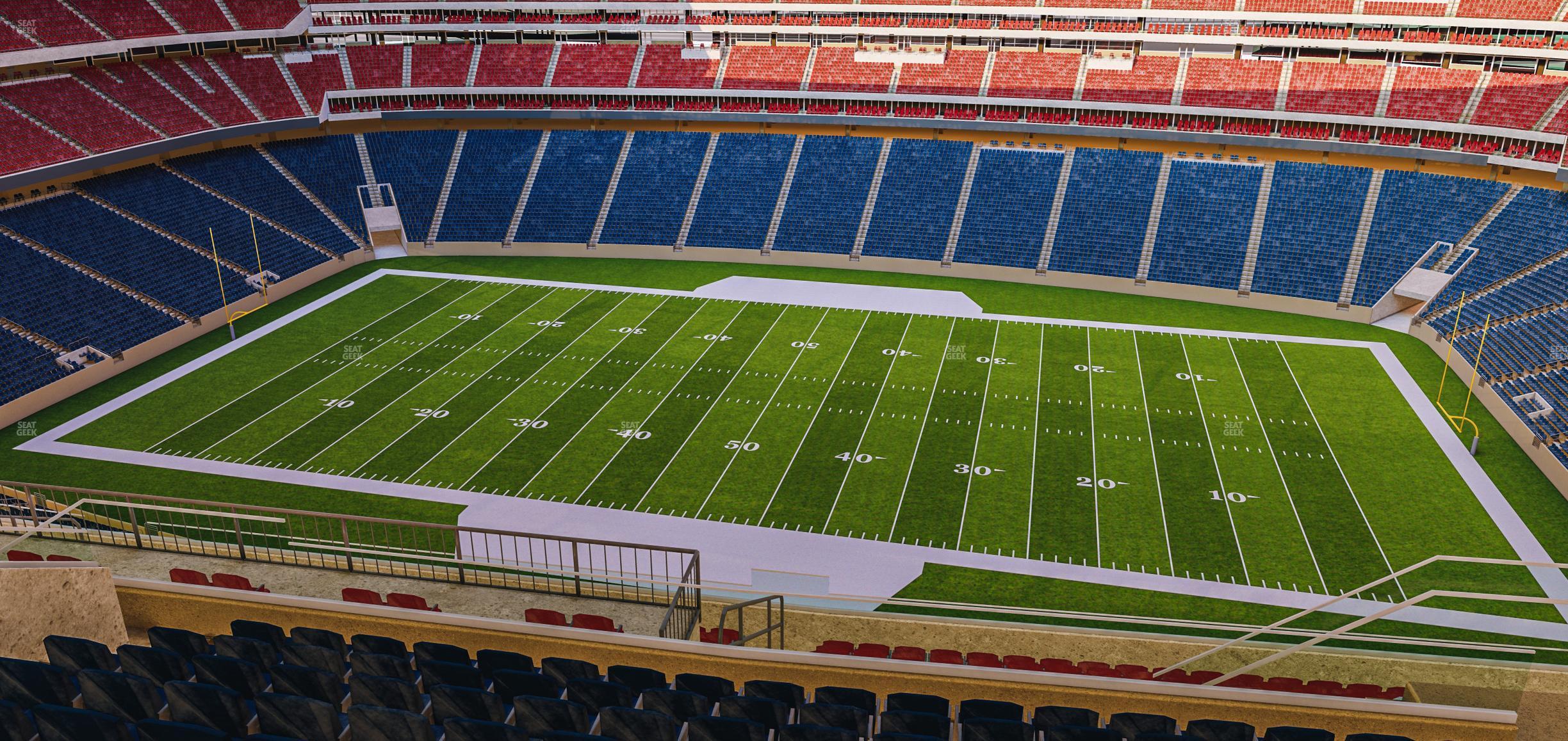 Seating view for NRG Stadium Section 633