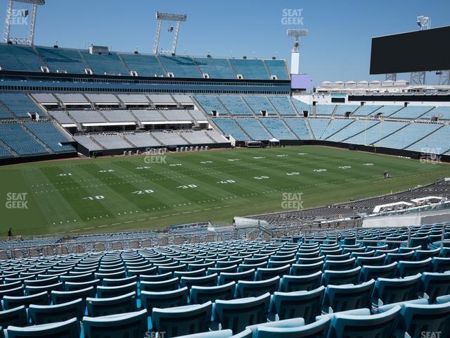 Seating view for EverBank Stadium Section 241