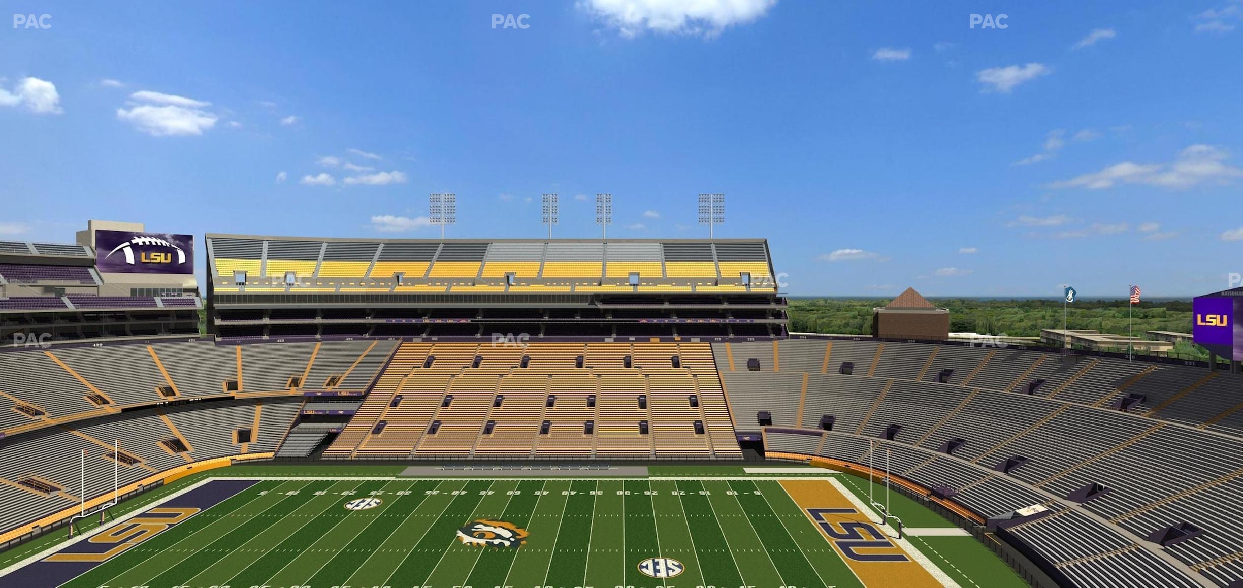 Seating view for Tiger Stadium Section 534