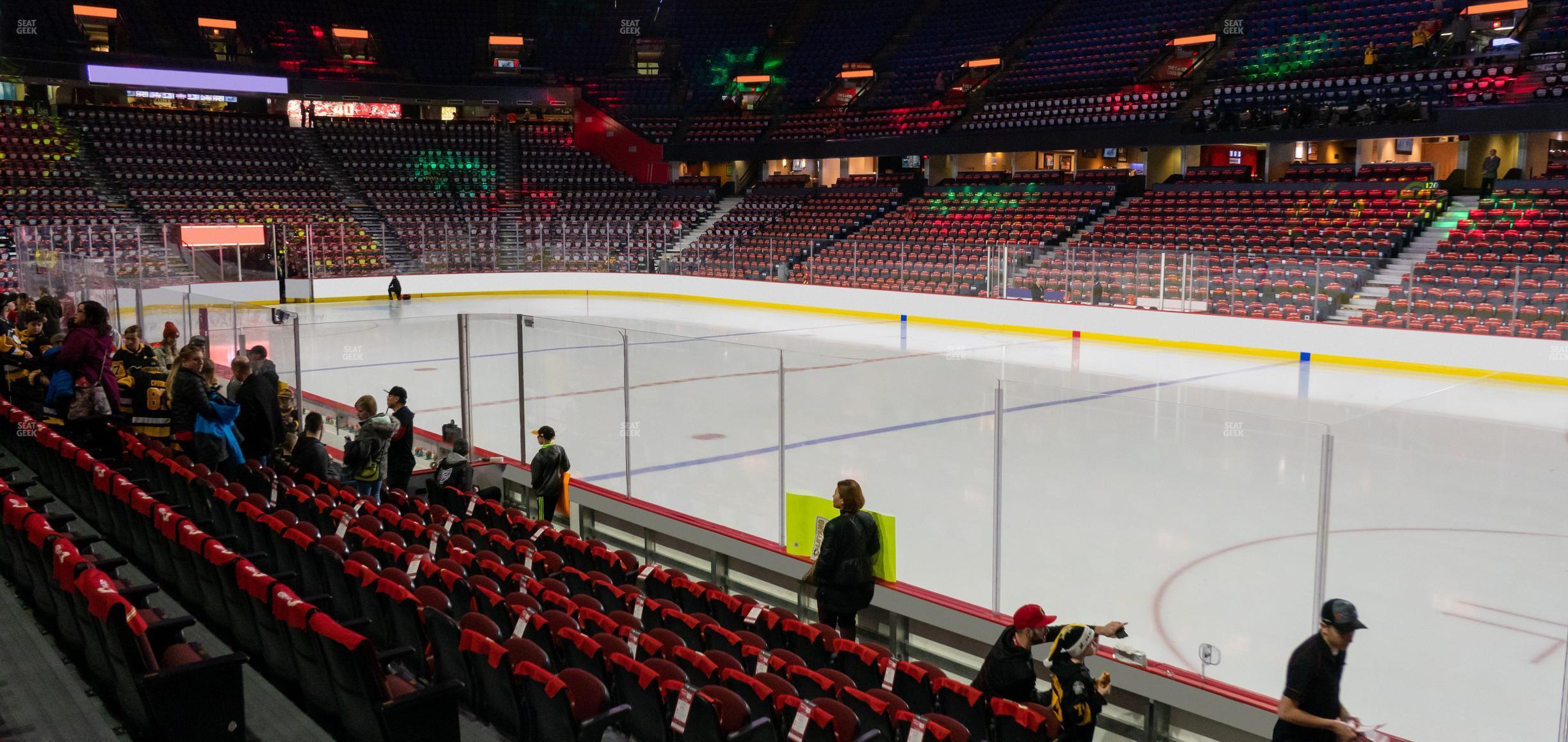 Seating view for Scotiabank Saddledome Section 111