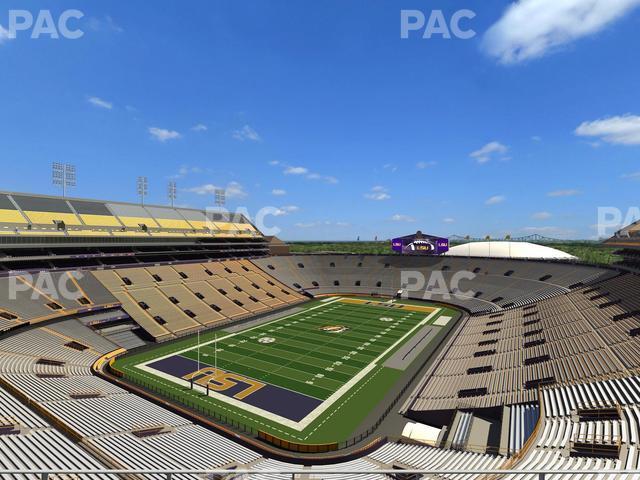 Seating view for Tiger Stadium Section Club 552