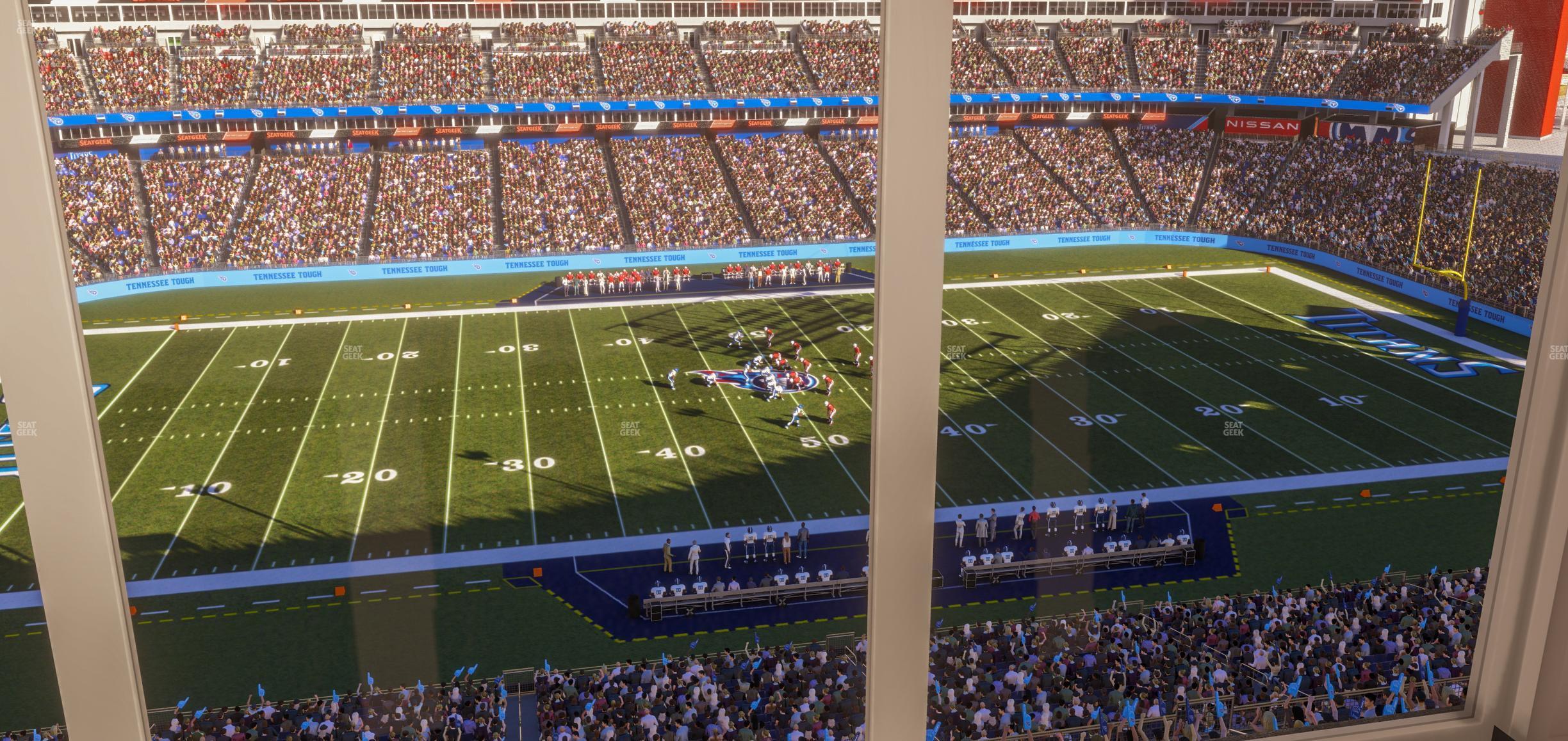 Seating view for Nissan Stadium Section Suite 675 W