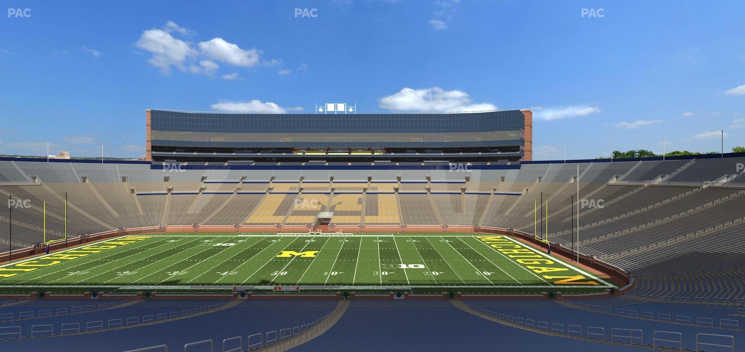 Seating view for Michigan Stadium Section 22