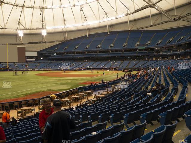 Seating view for Tropicana Field Section 133