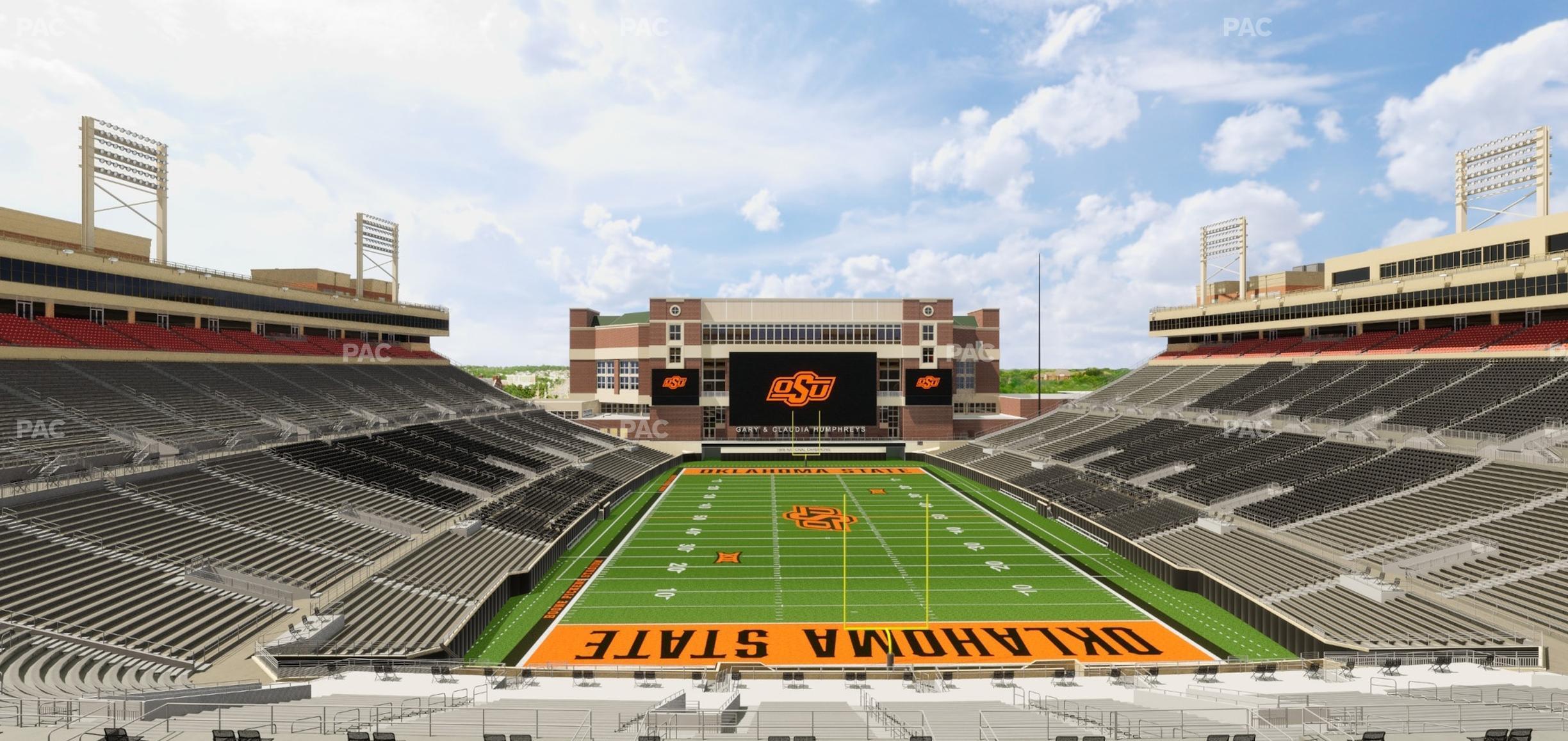 Seating view for Boone Pickens Stadium Section 222