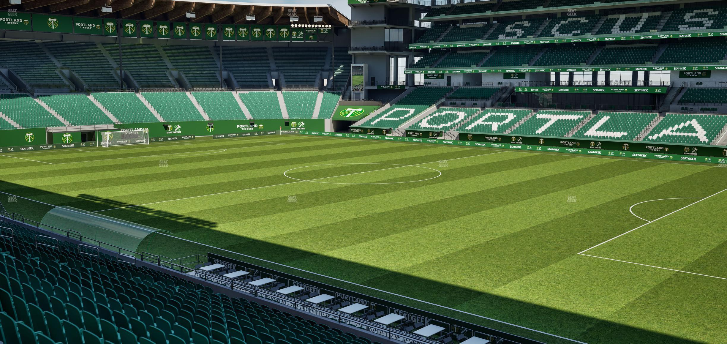 Seating view for Providence Park Section 122