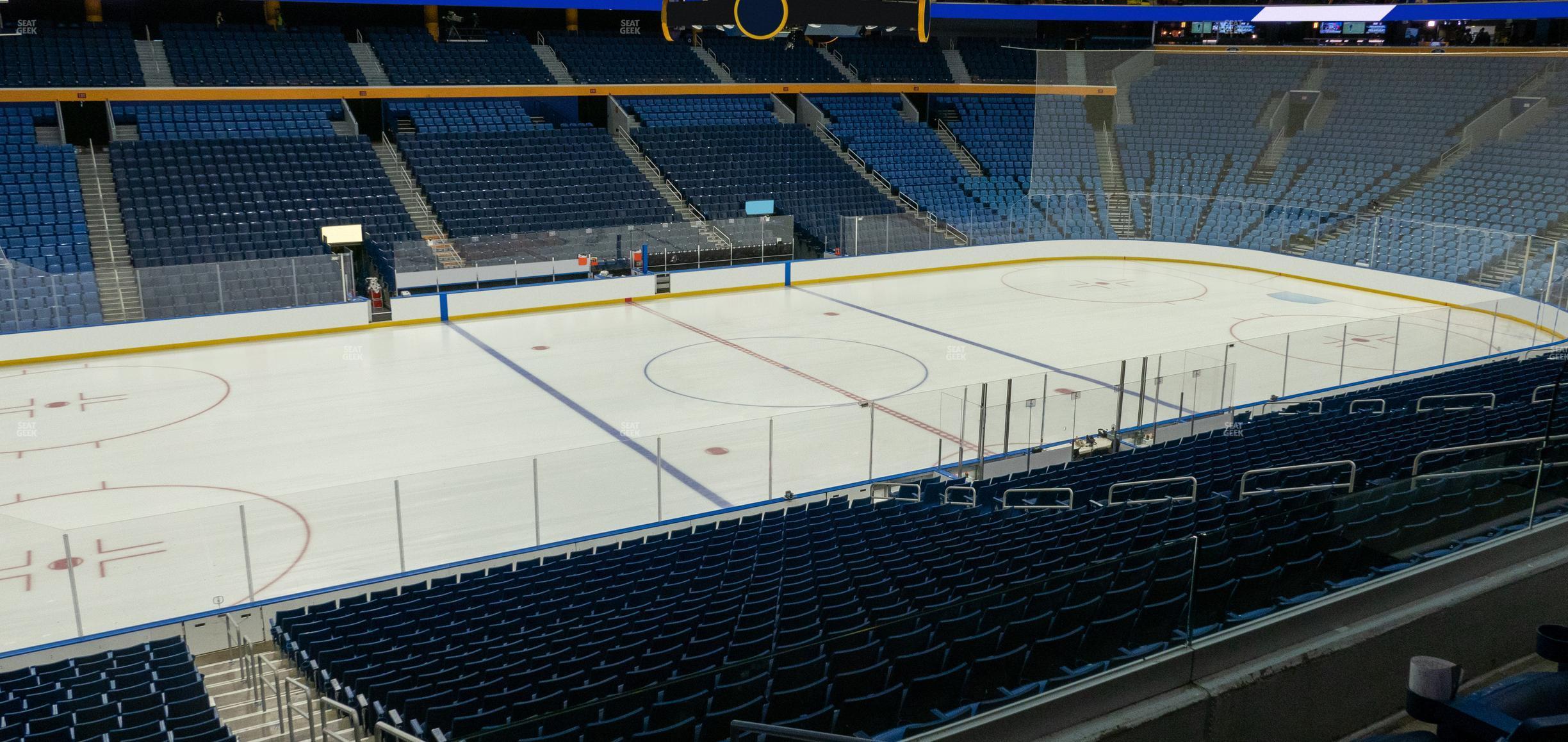 Seating view for KeyBank Center Section 220