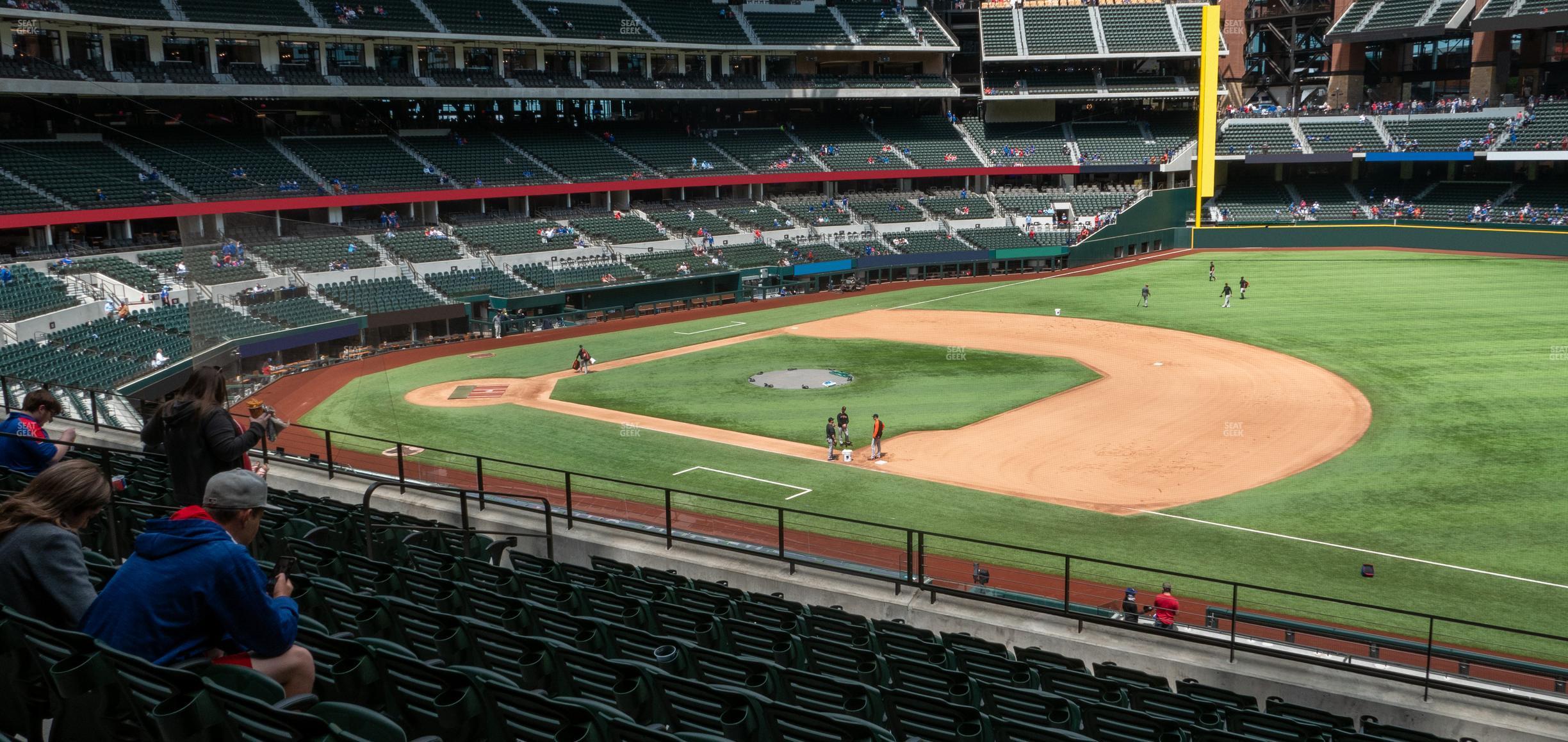 Seating view for Globe Life Field Section 122