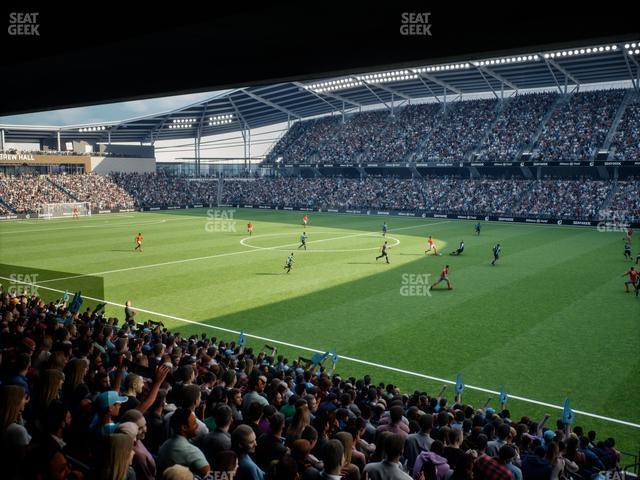 Seating view for Allianz Field Section Loge 28 C