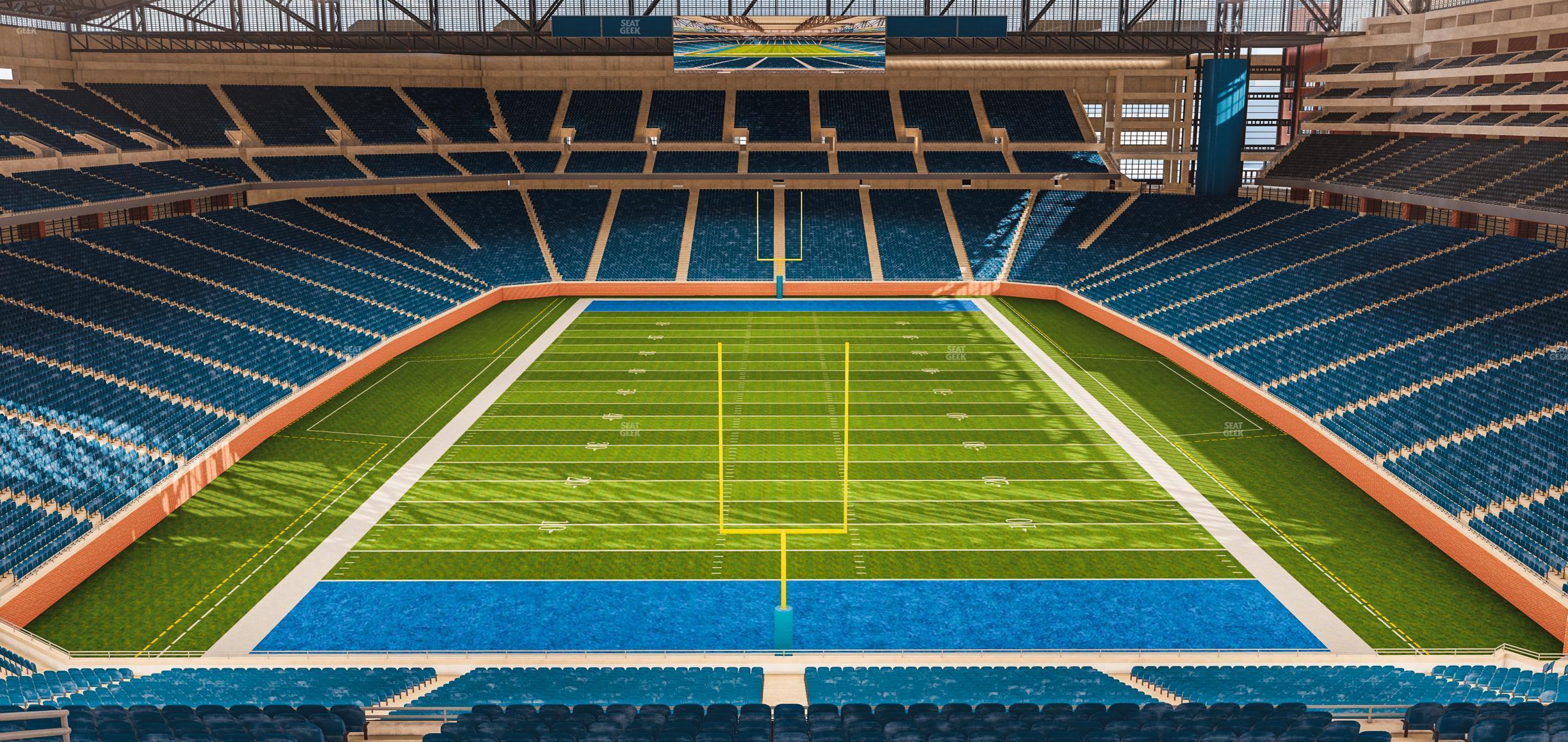 Seating view for Ford Field Section 344