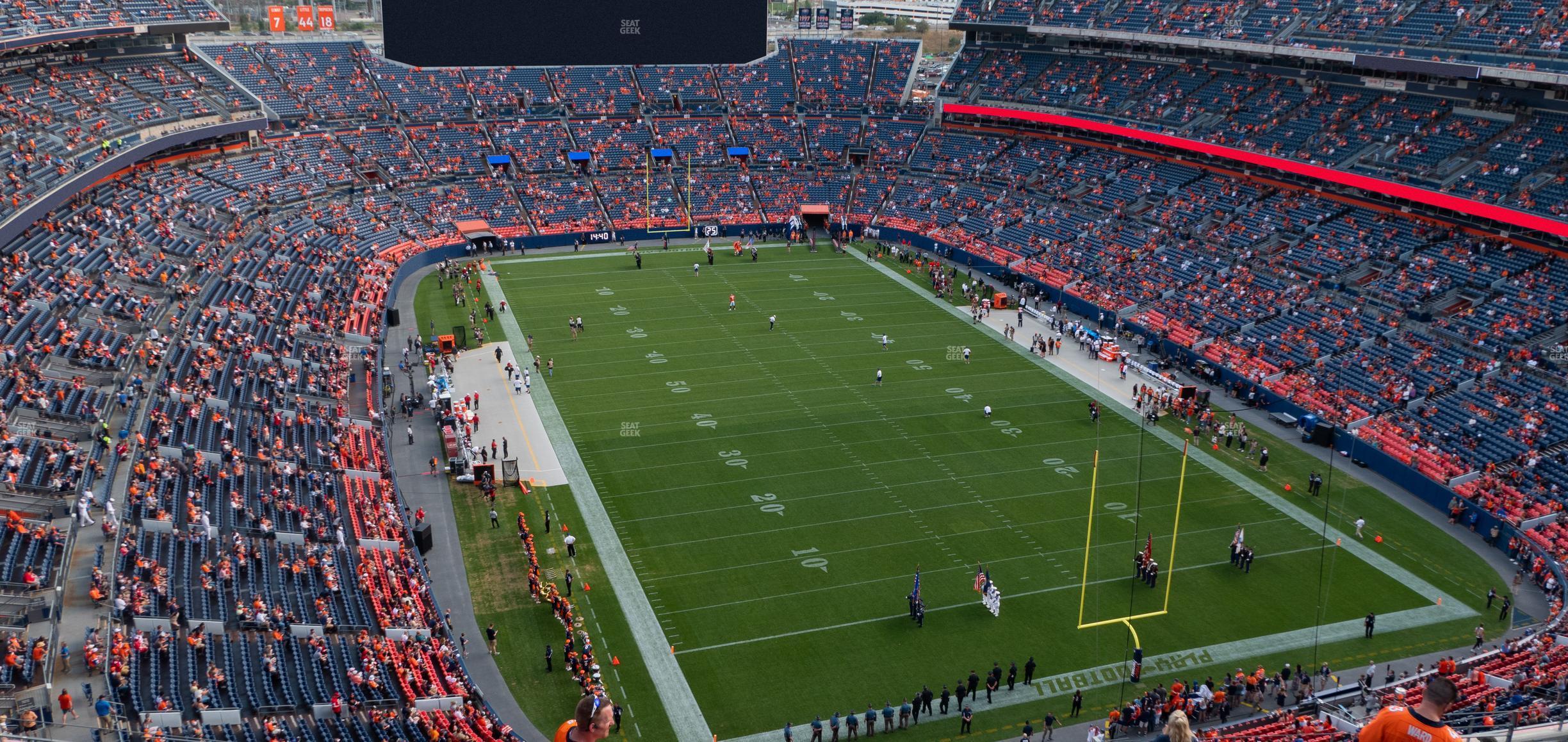 Seating view for Empower Field at Mile High Section 524