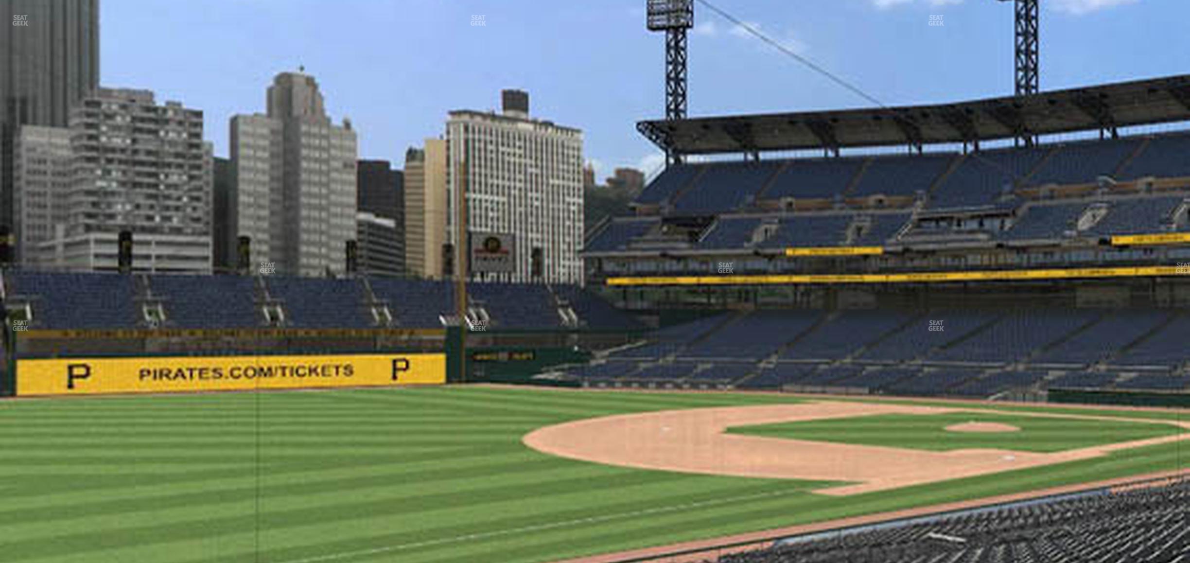 Seating view for PNC Park Section 129