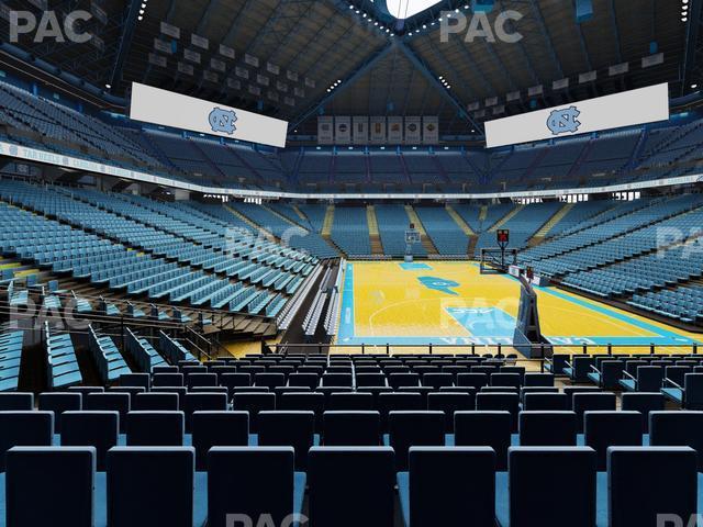 Seating view for Dean Smith Center Section 116