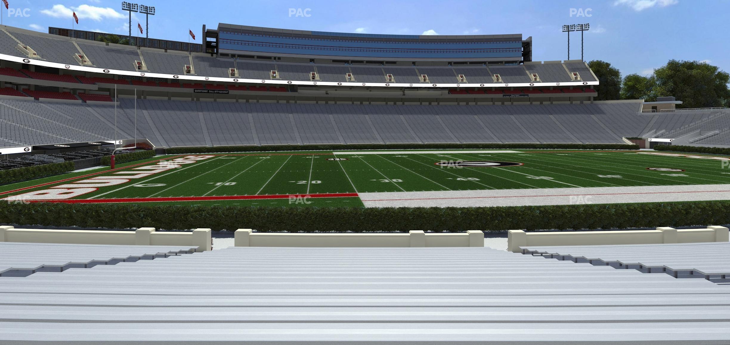 Seating view for Sanford Stadium Section 109